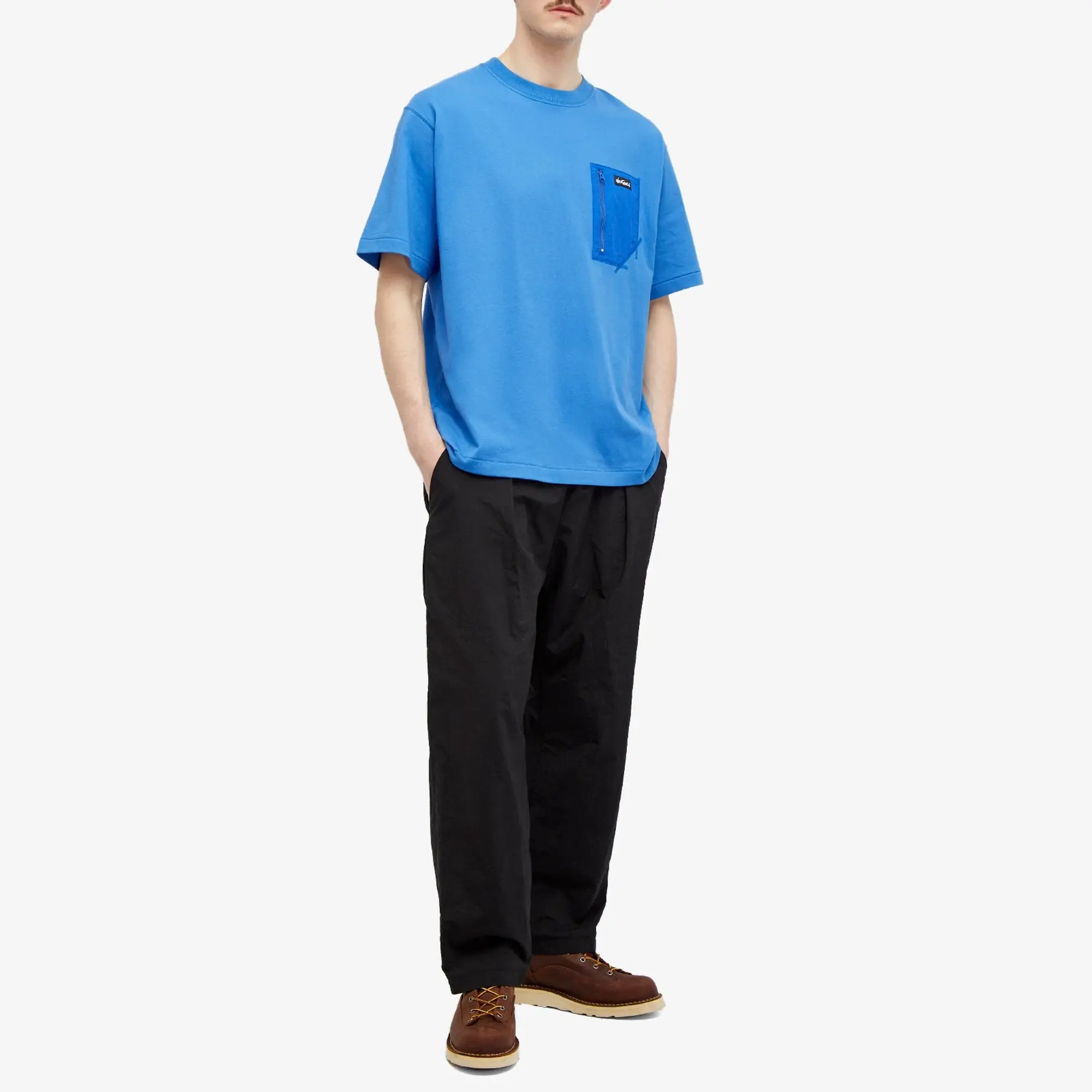 Wild Things Men's Camp Pocket T-Shirt Blue