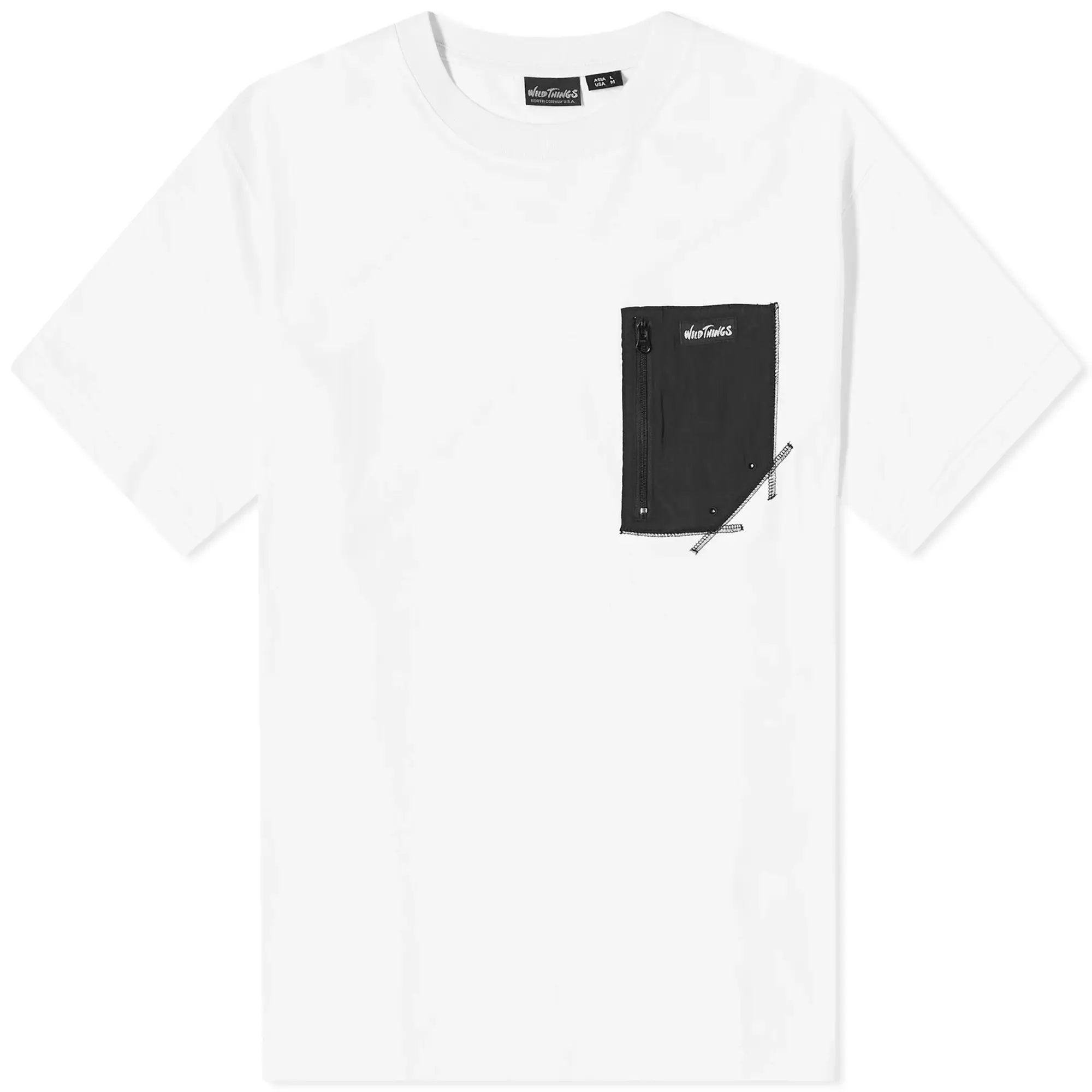 Wild Things Men's Camp Pocket T-Shirt White