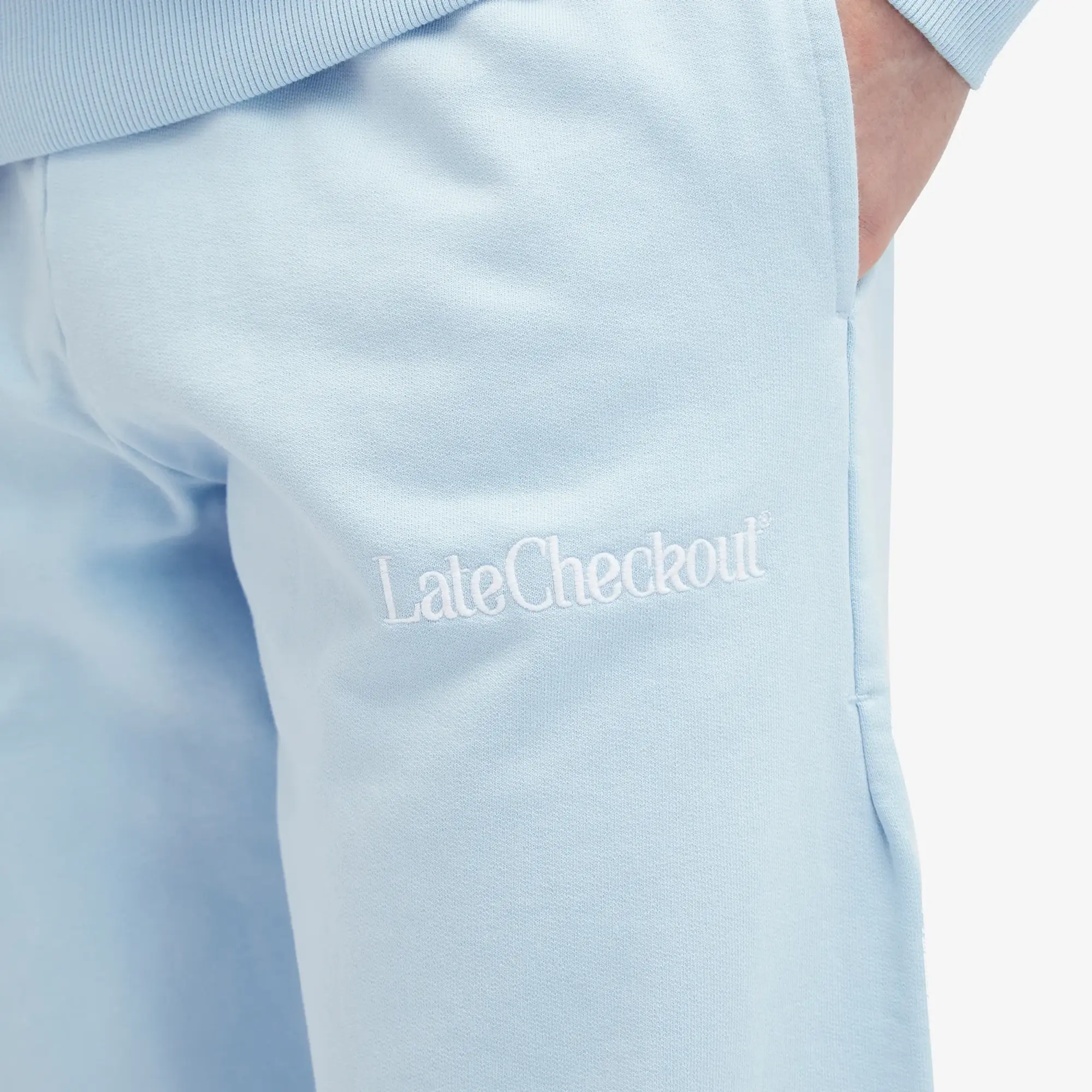 Late Checkout Men's Logo Shorts Blue