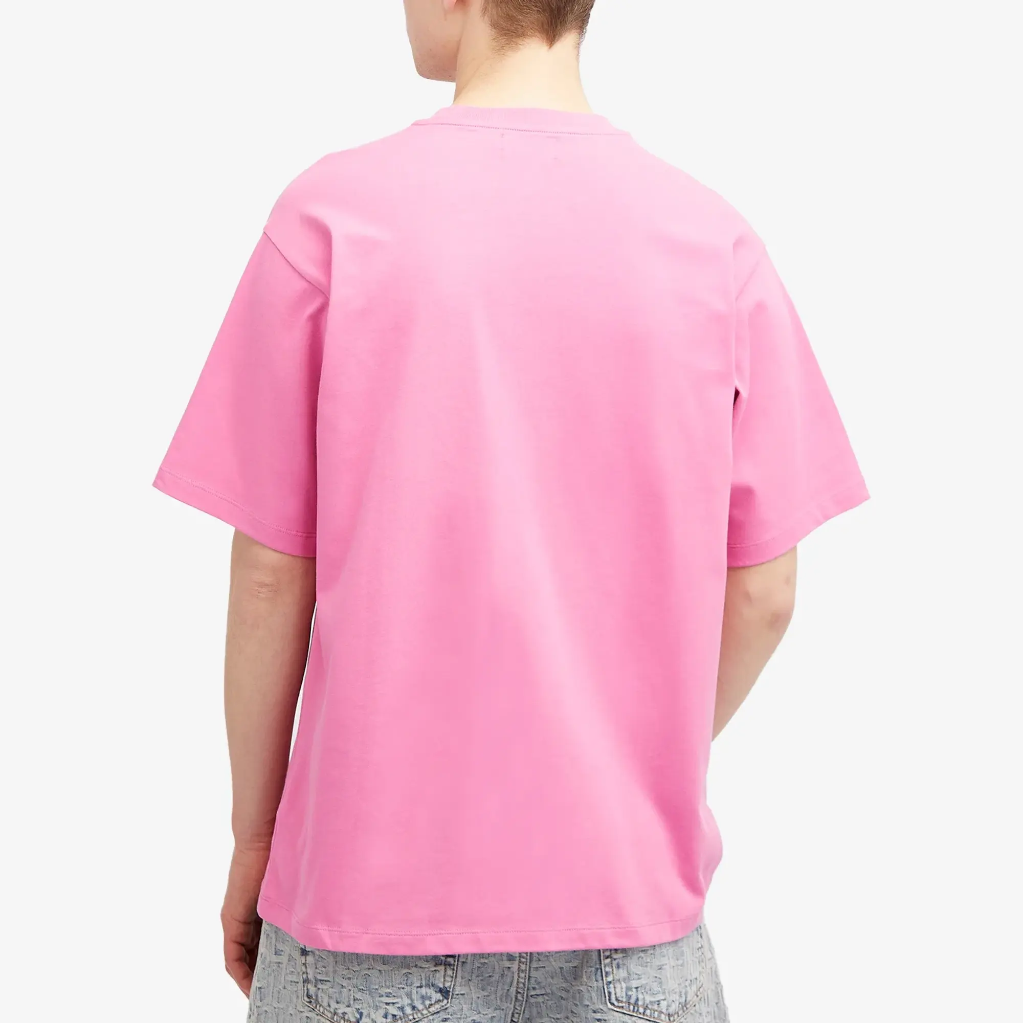 Late Checkout Men's Logo T-Shirt Pink