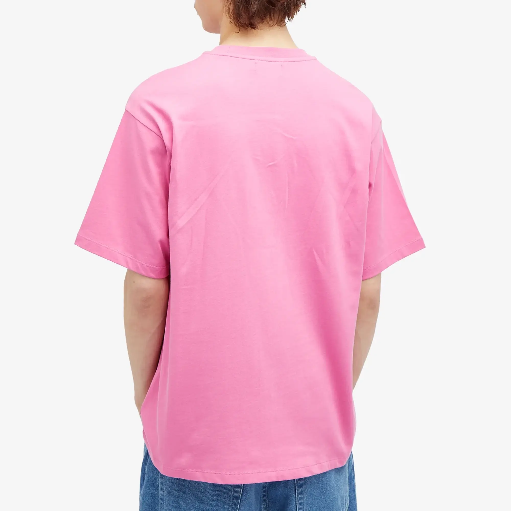 Late Checkout Men's Logo T-Shirt Pink