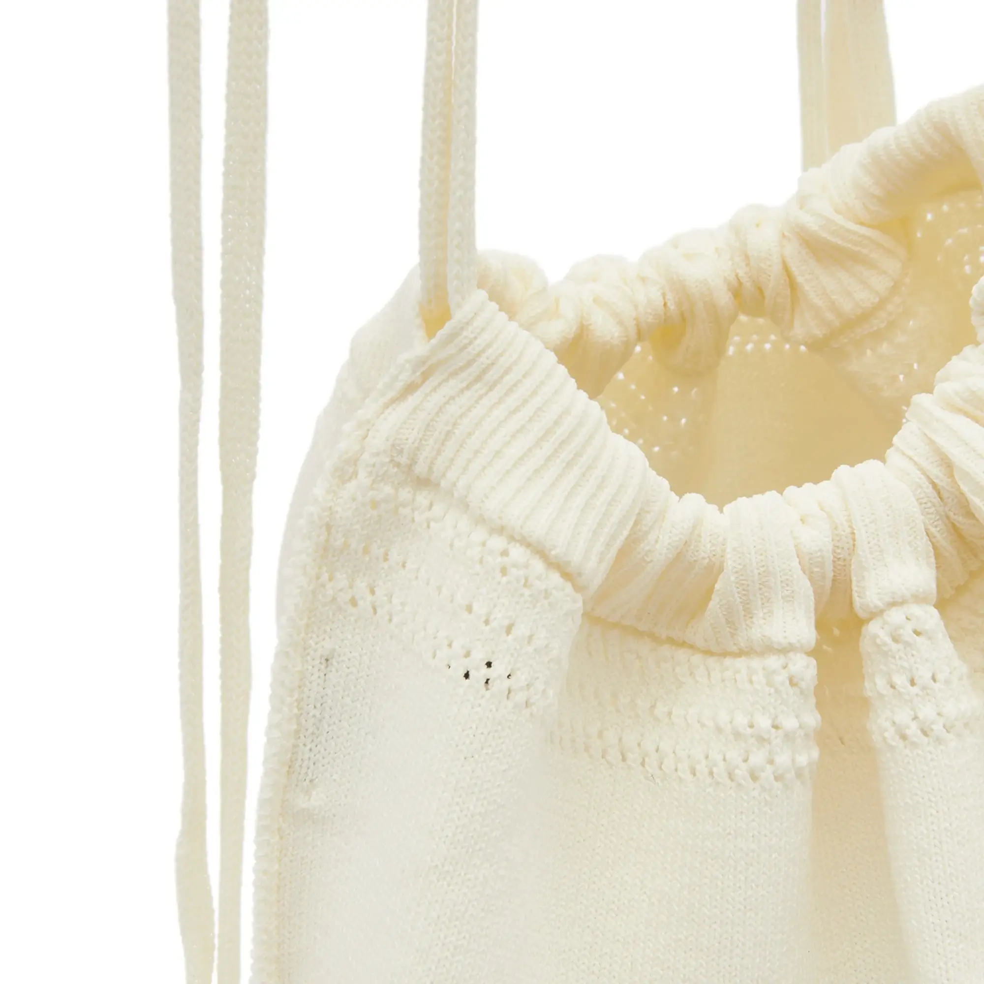 Low Classic Women's Punching String Bag Ivory