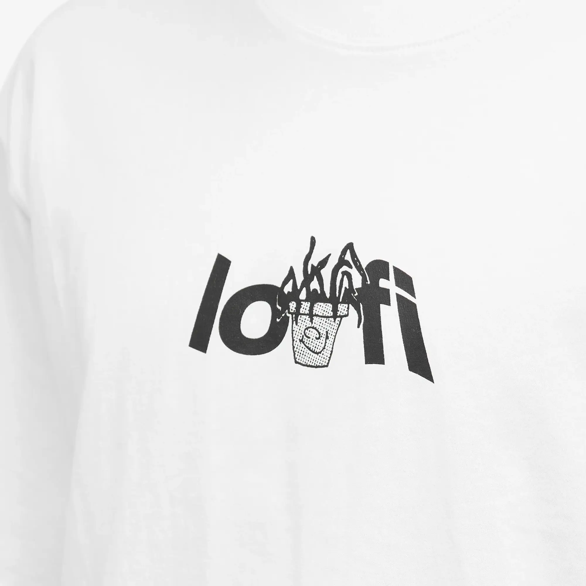 Lo-Fi Men's Plant Logo T-Shirt White