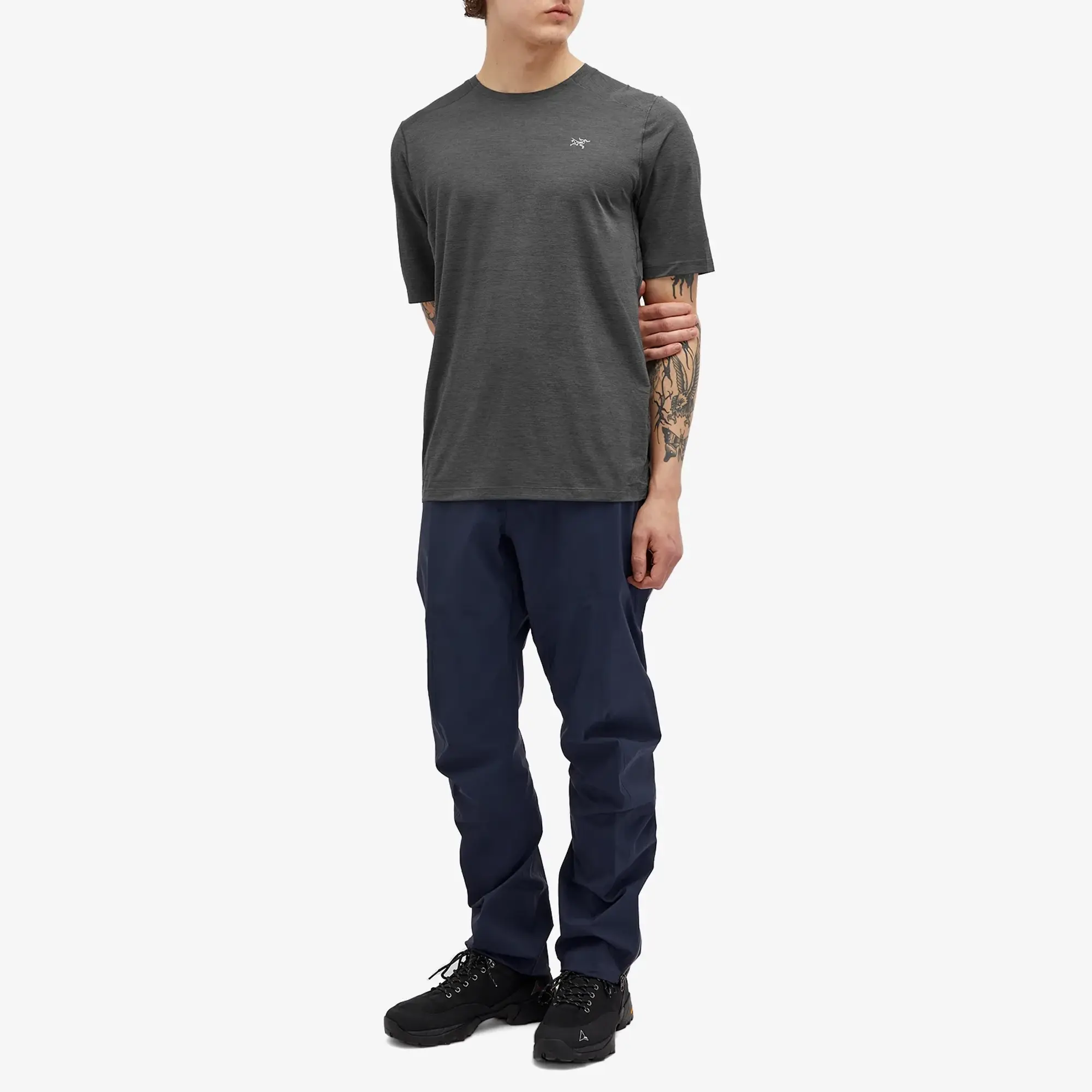 Arc'teryx Men's Cormac Crew T-Shirt Black Heather