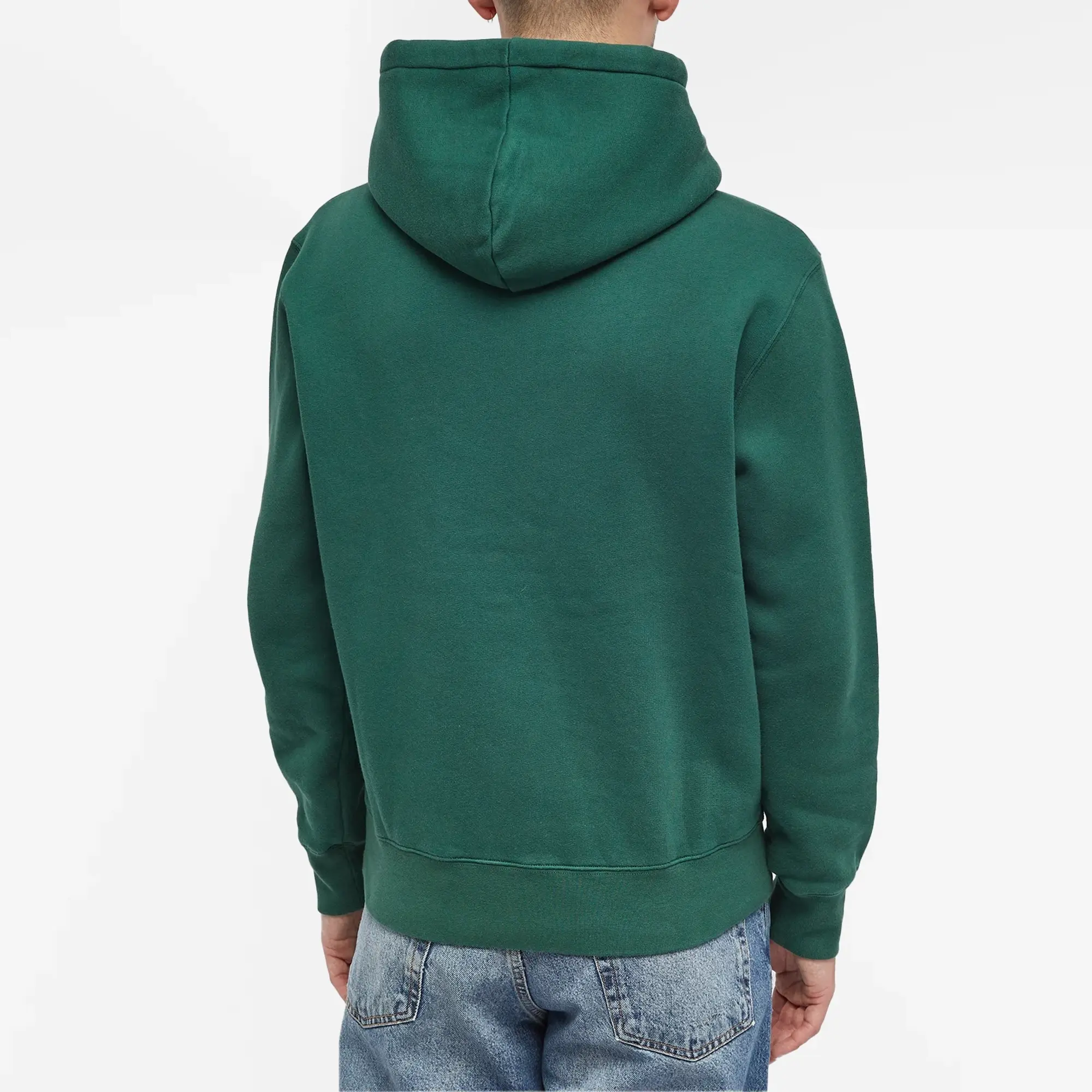 Maison Kitsuné Maison Kitsune Tonal Fox Head Patch Comfort Hoodie Bottle Green