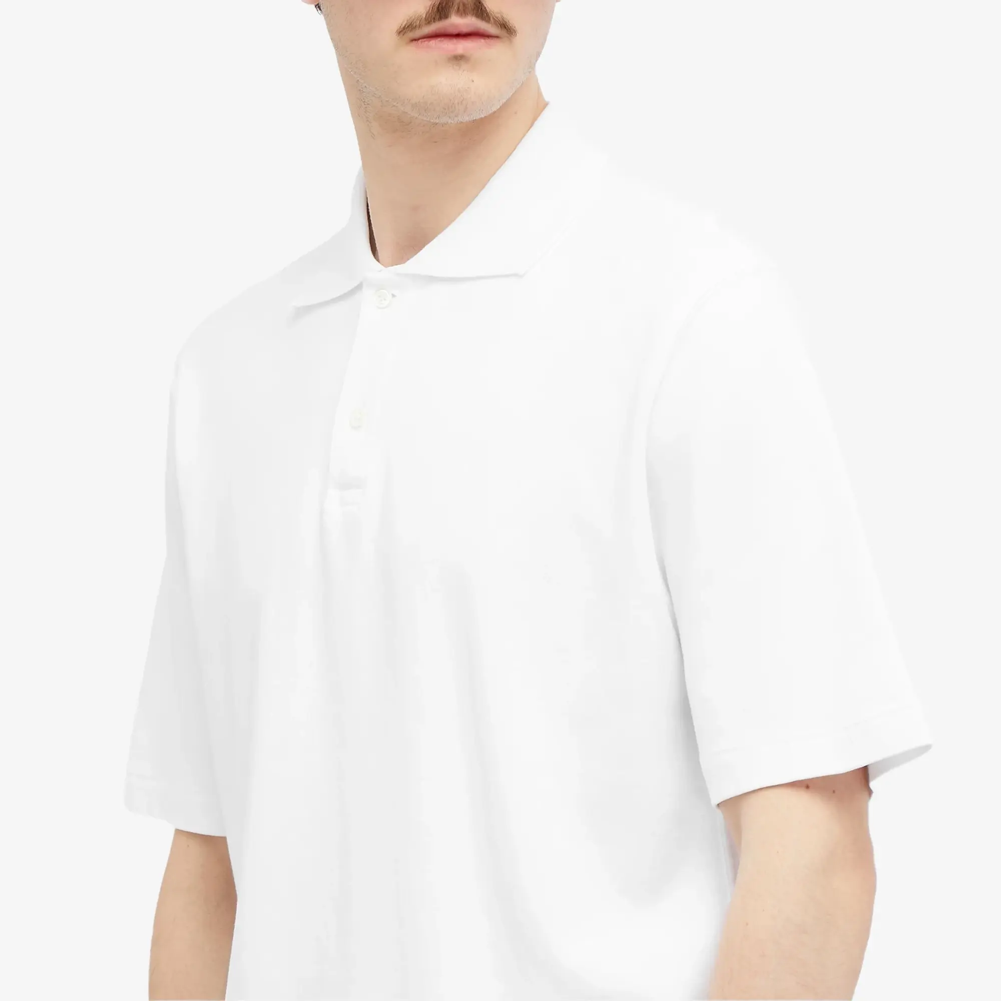 Lady White Co. Men's Interlock Two Button Polo
