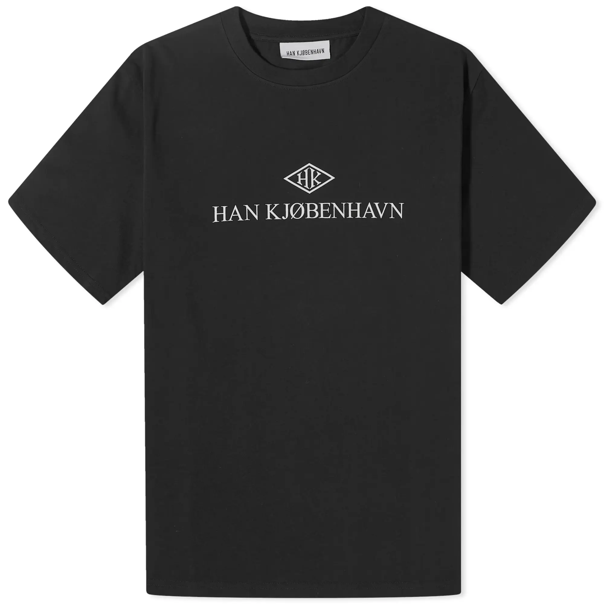 Han Kjobenhavn Men's HK Logo Boxy T-Shirt Black