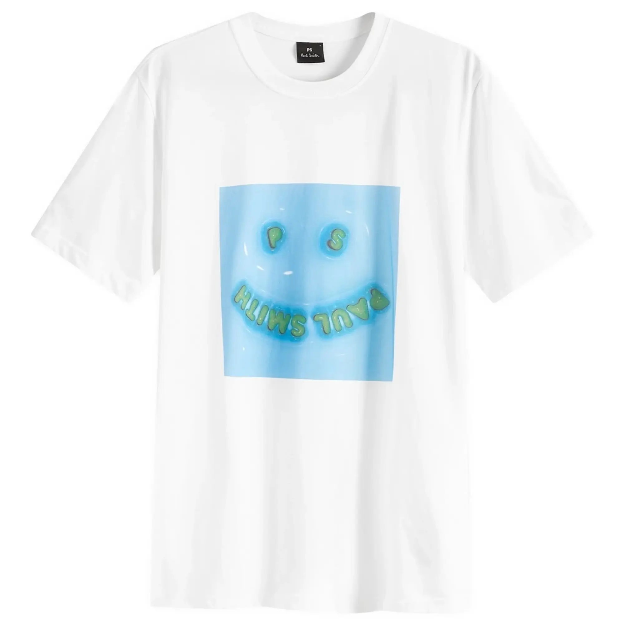 Paul Smith Men's Blow Up Happy T-Shirt White
