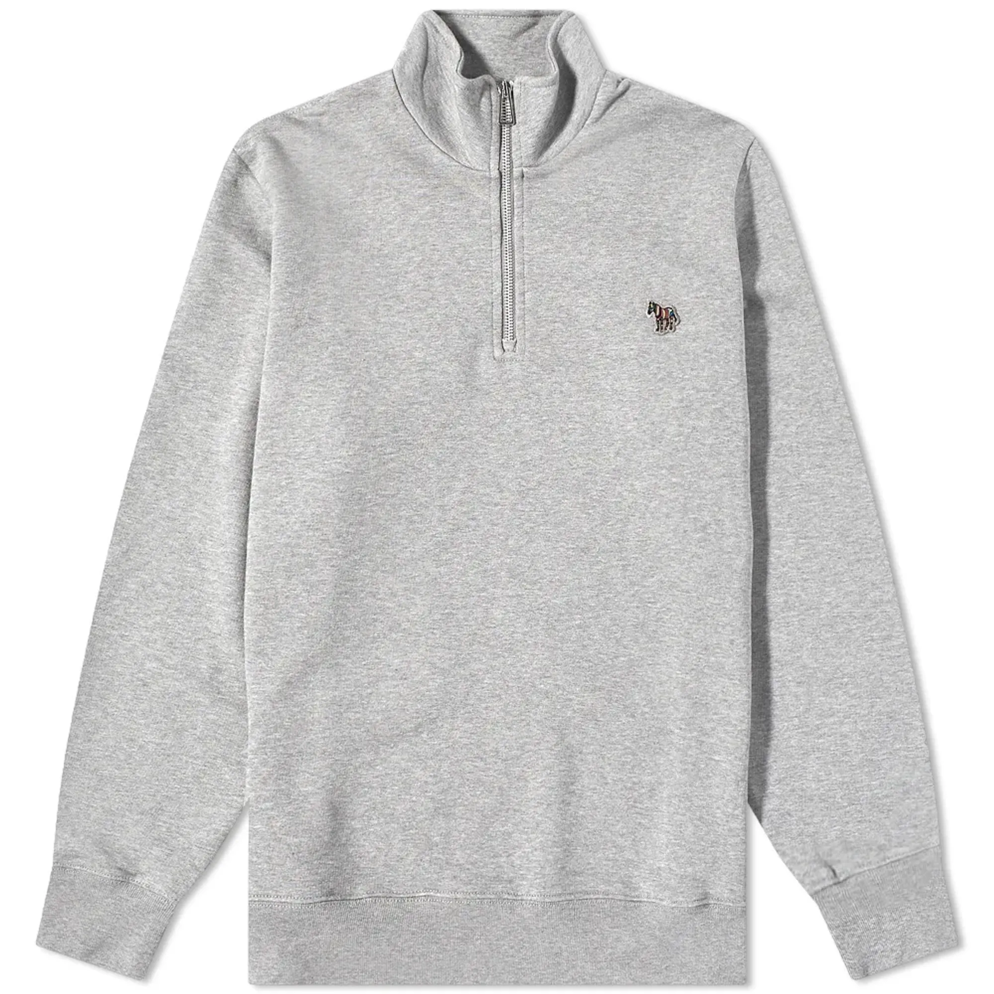PS Paul Smith Regular Half Zip Sweatshirt - Grey