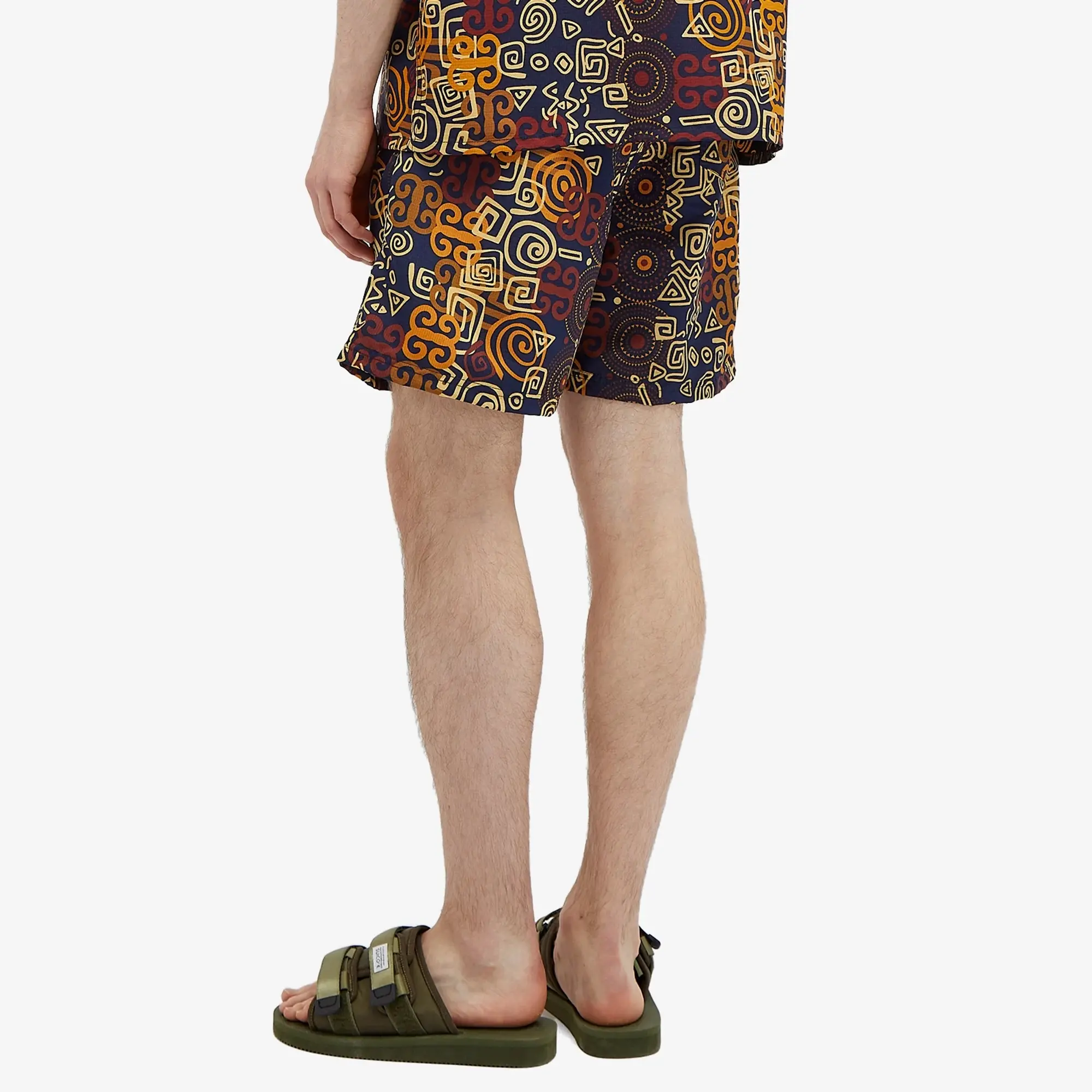 Monitaly Men's Easy Baggy Shorts Shawn Print