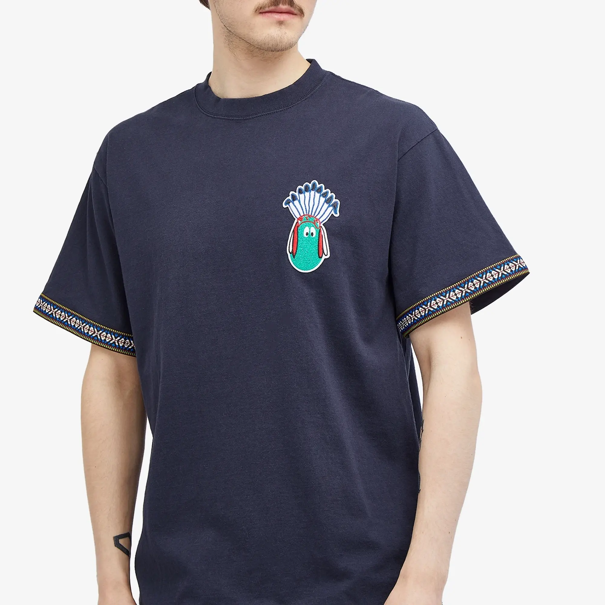 Monitaly Men's Cinta Taped T-Shirt Navy