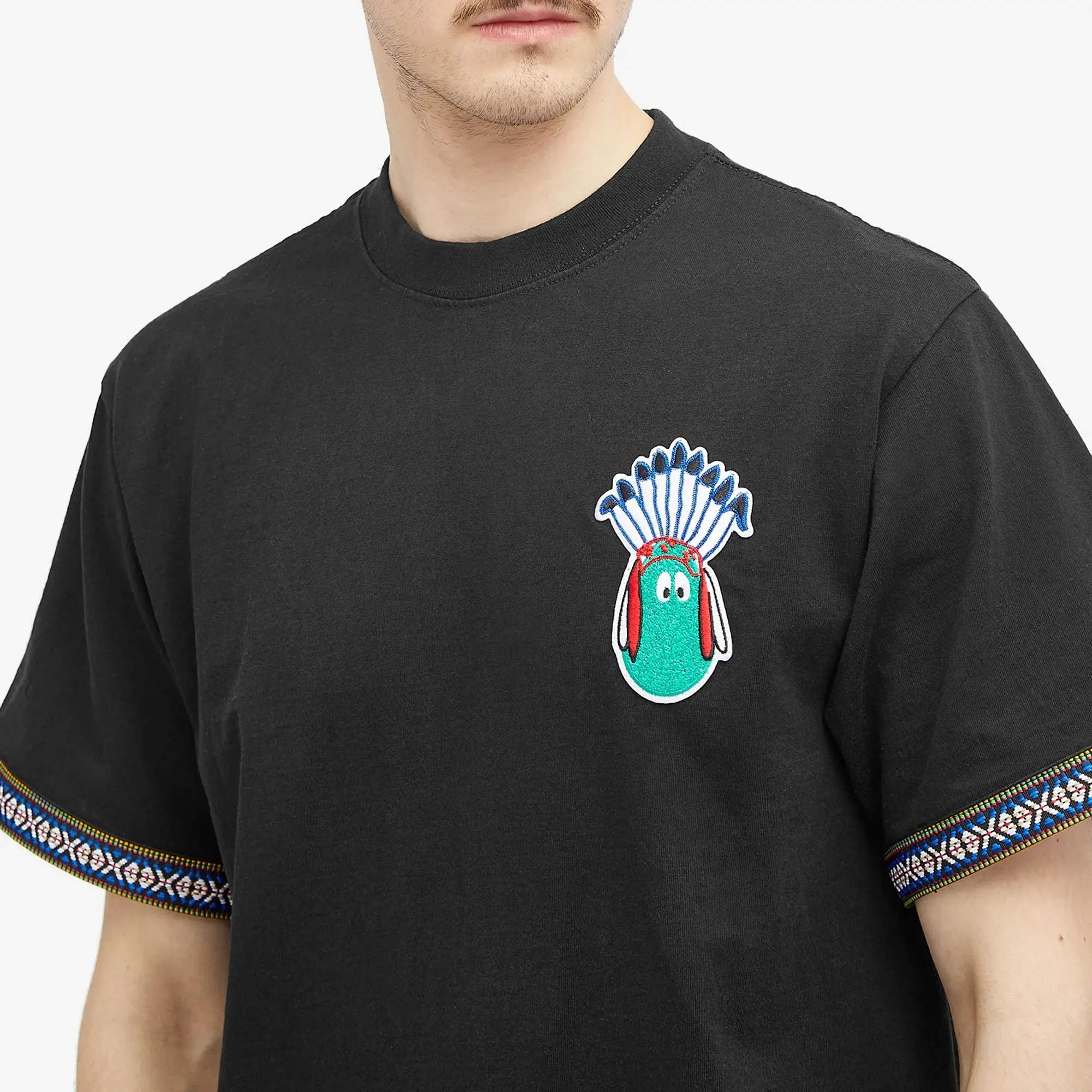 Monitaly Men's Cinta Taped T-Shirt Black