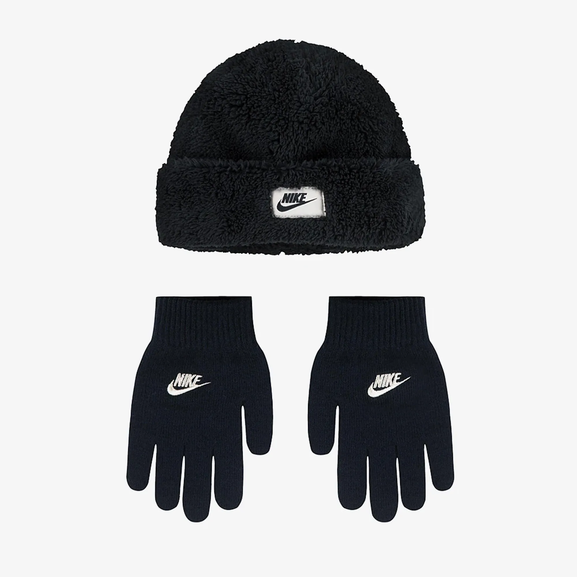 Nike Sportswear Older Kids Cozy Peak Beanie Gloves Set 4 7Y
