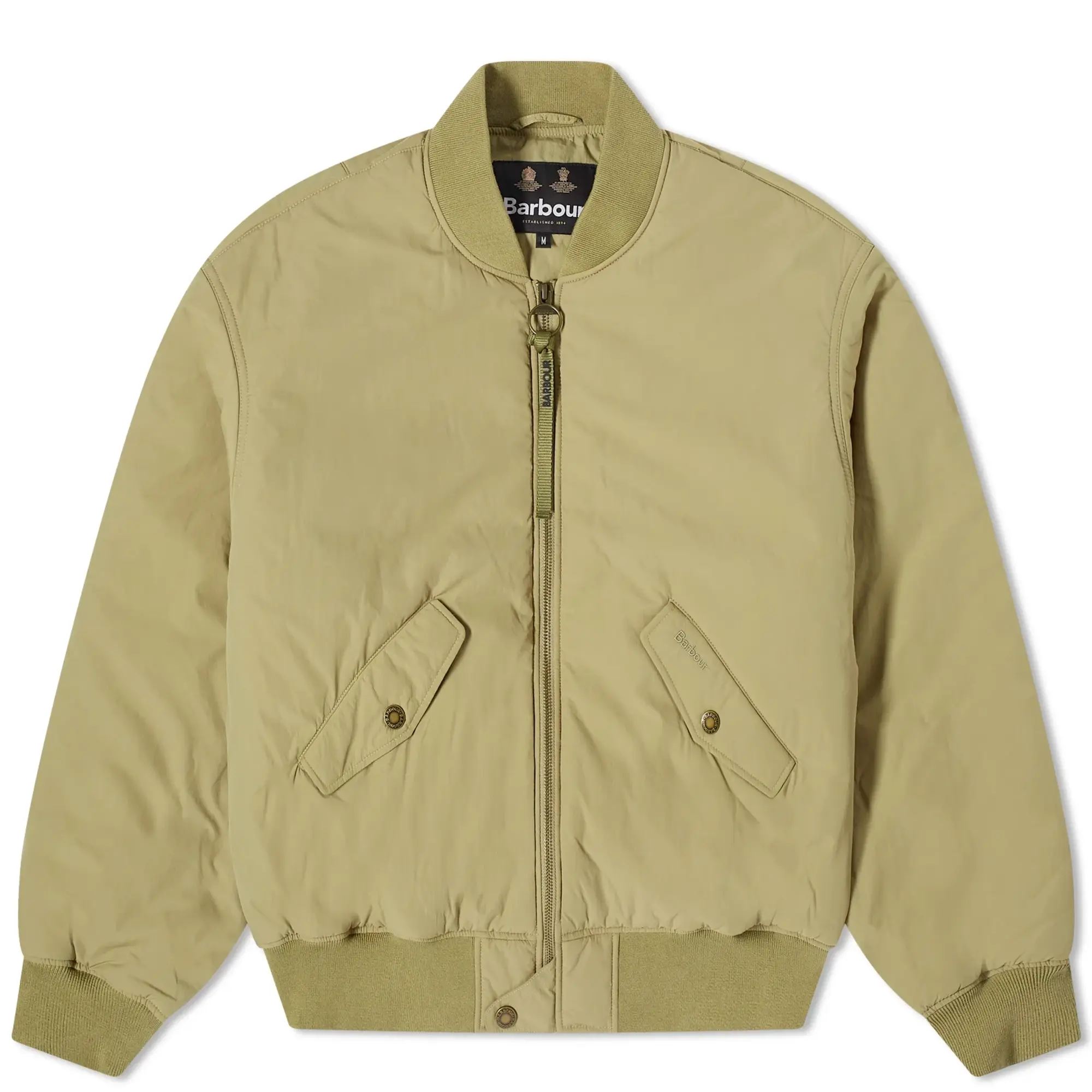 Barbour Men's Heritage + Flight Casual Jacket Bleached Olive