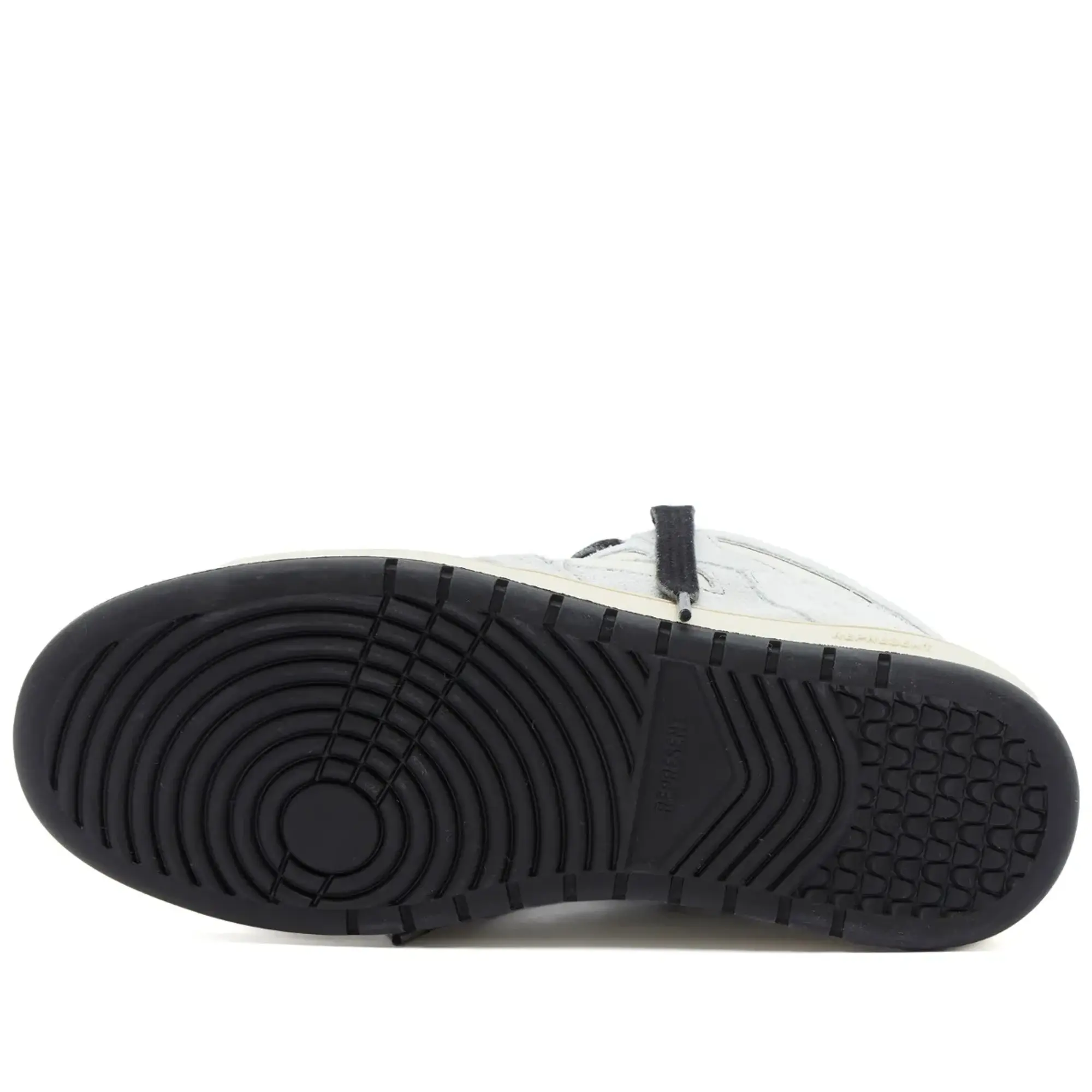 Represent Men's Reptor Leather Sneaker Vintage White/Black