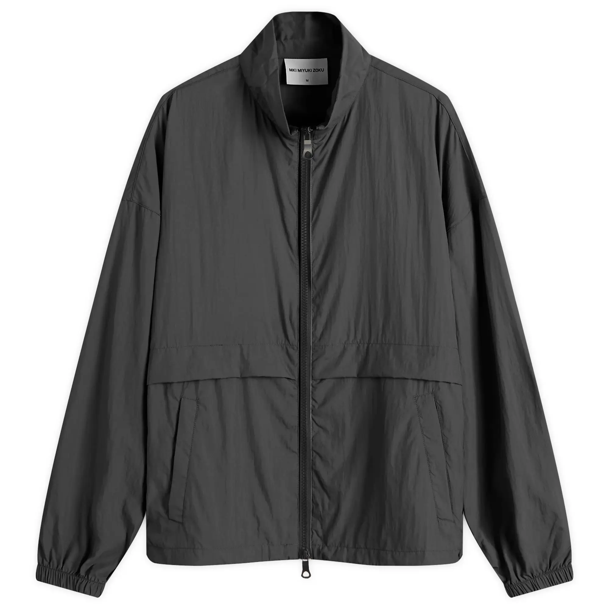 MKI Men's Crinkle Nyon Track Jacket Black