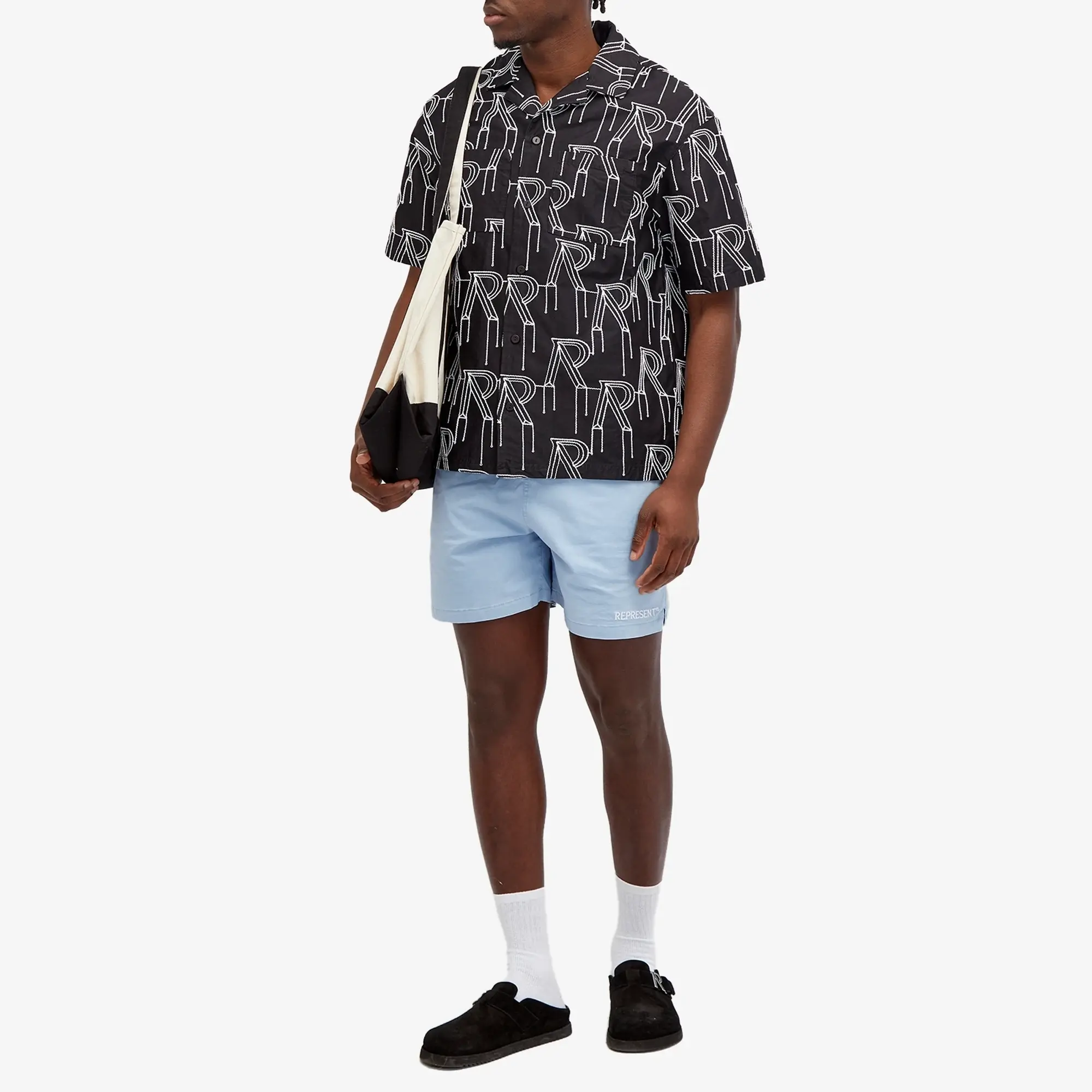 Represent Men's Shorts Sky Blue