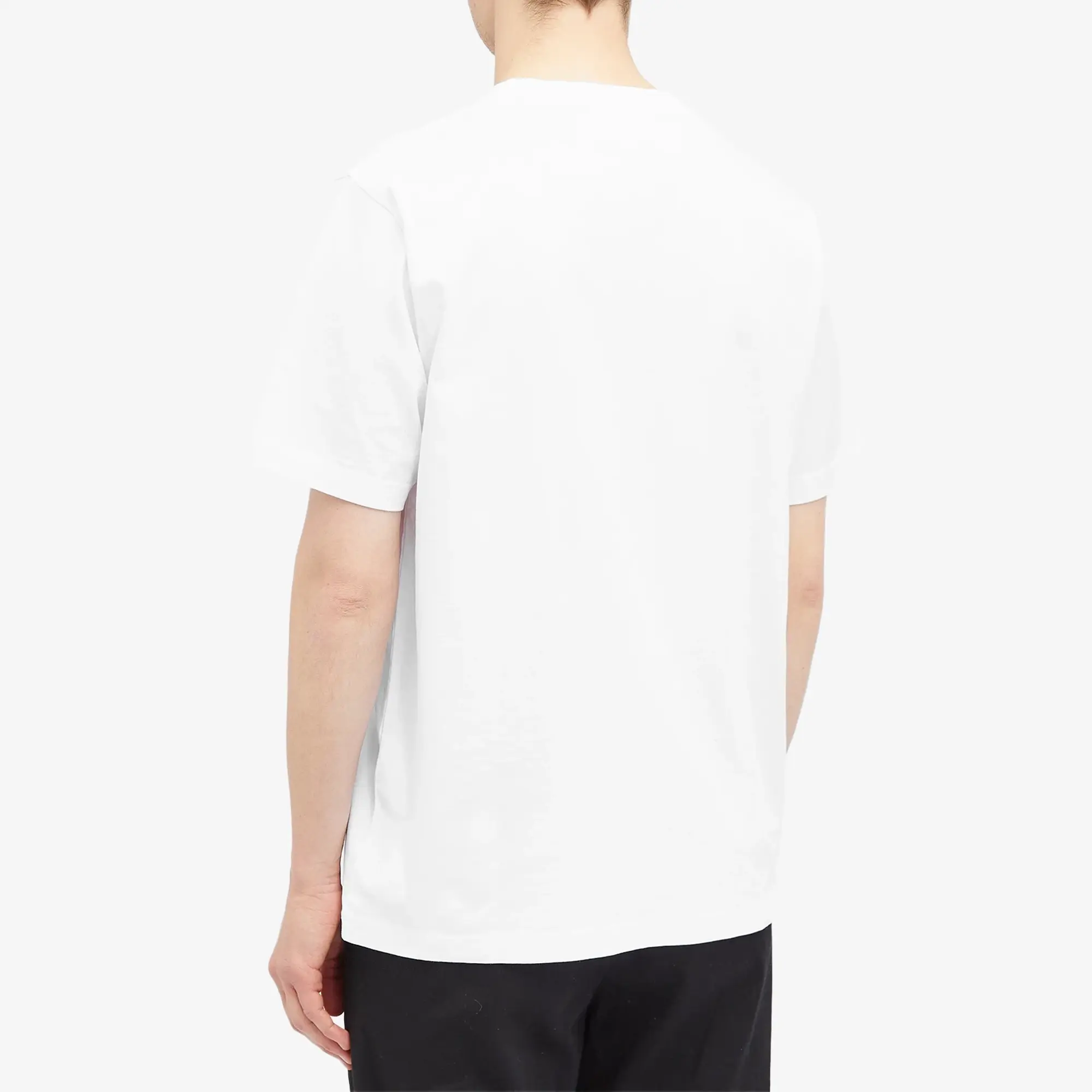 Maison Kitsuné Maison Kitsune Bold Fox Head Patch Comfort T-Shirt White