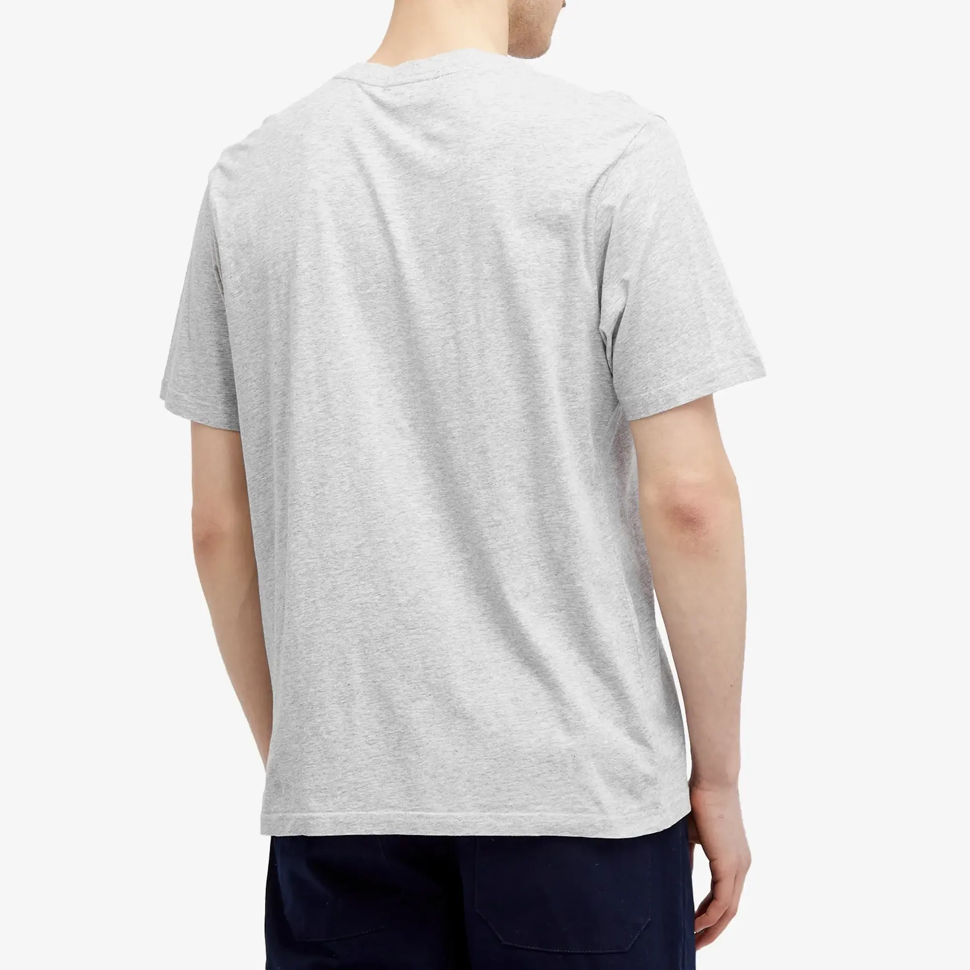 Maison Kitsuné Men's Surf Club Comfort T-Shirt Light Grey Melange