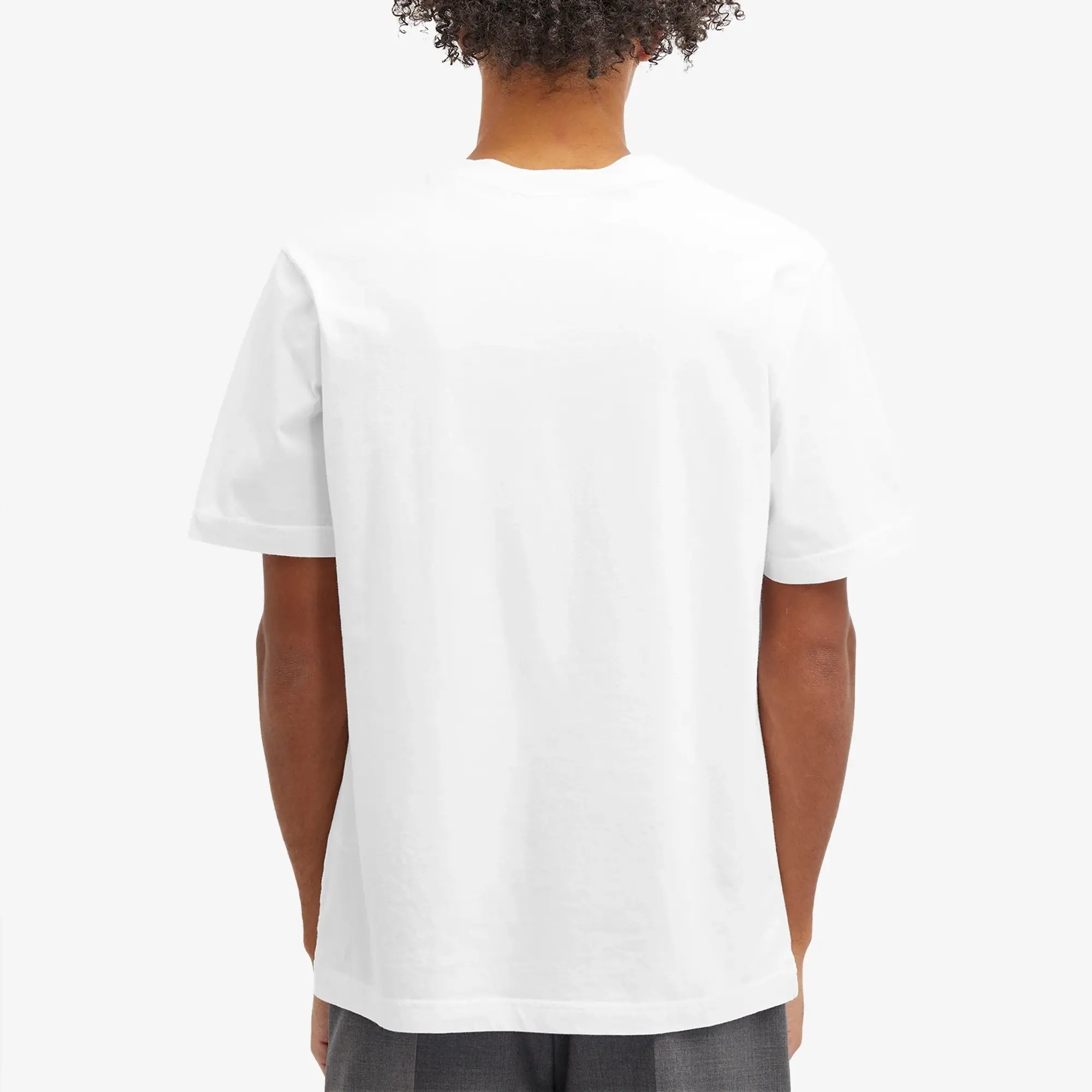 Maison Kitsuné Men's Speedy Fox Patch Comfort T-Shirt White