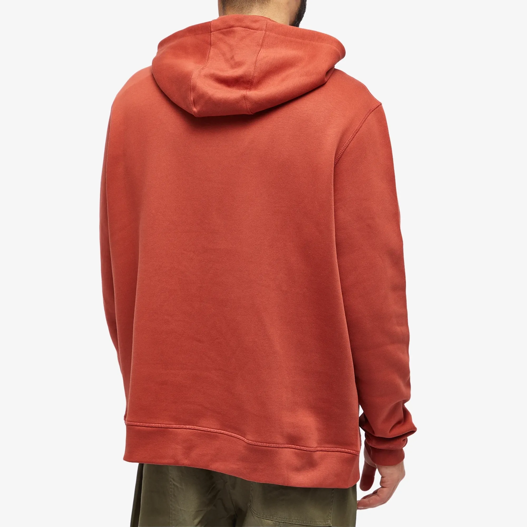 Barbour X Maison Kitsune Fox Head Hoodie Men Hoodies Red 