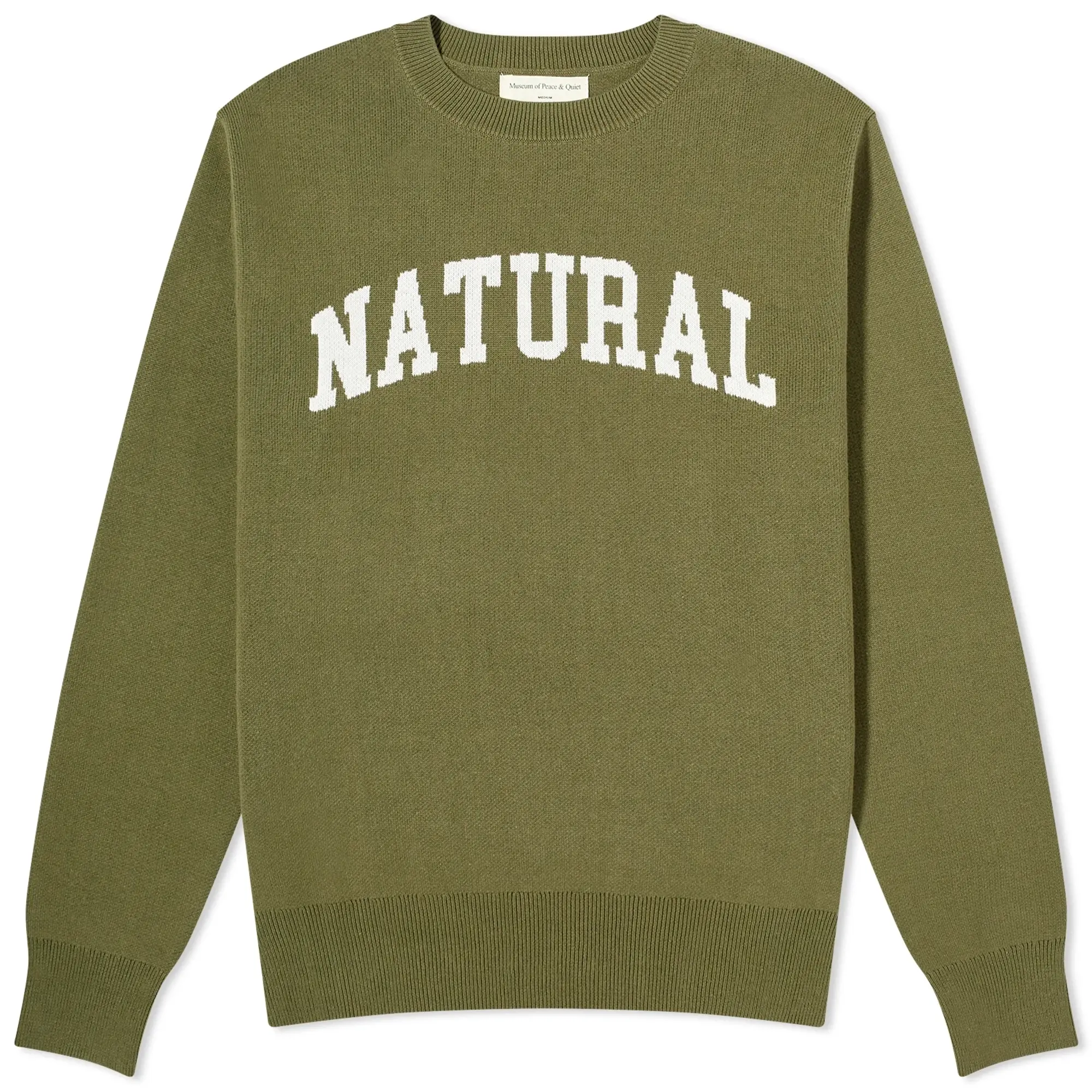 Museum of Peace and Quiet Men's Natural Sweater Olive