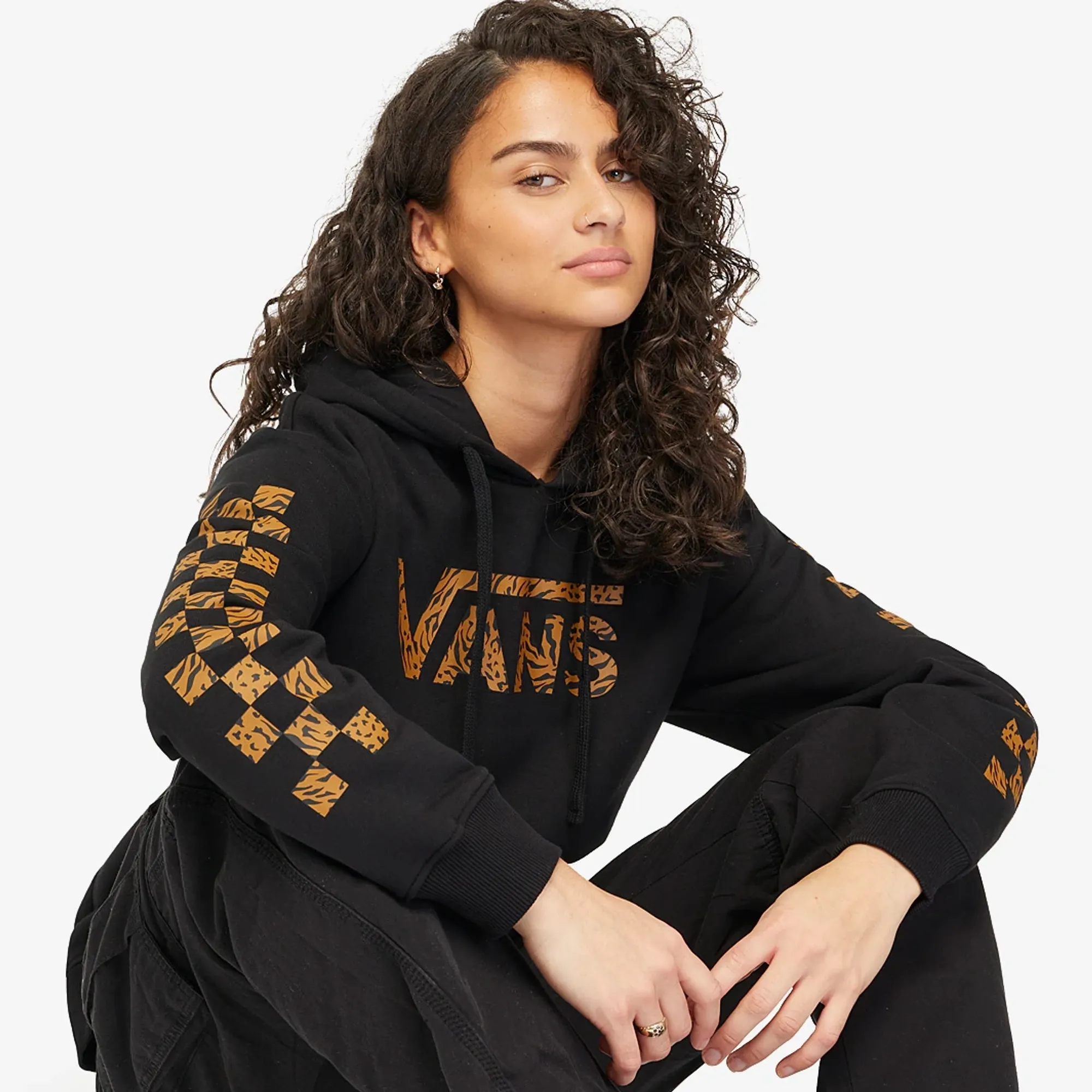 Vans Womens Wyld Tangle Animal Dusk Downer Hoodie