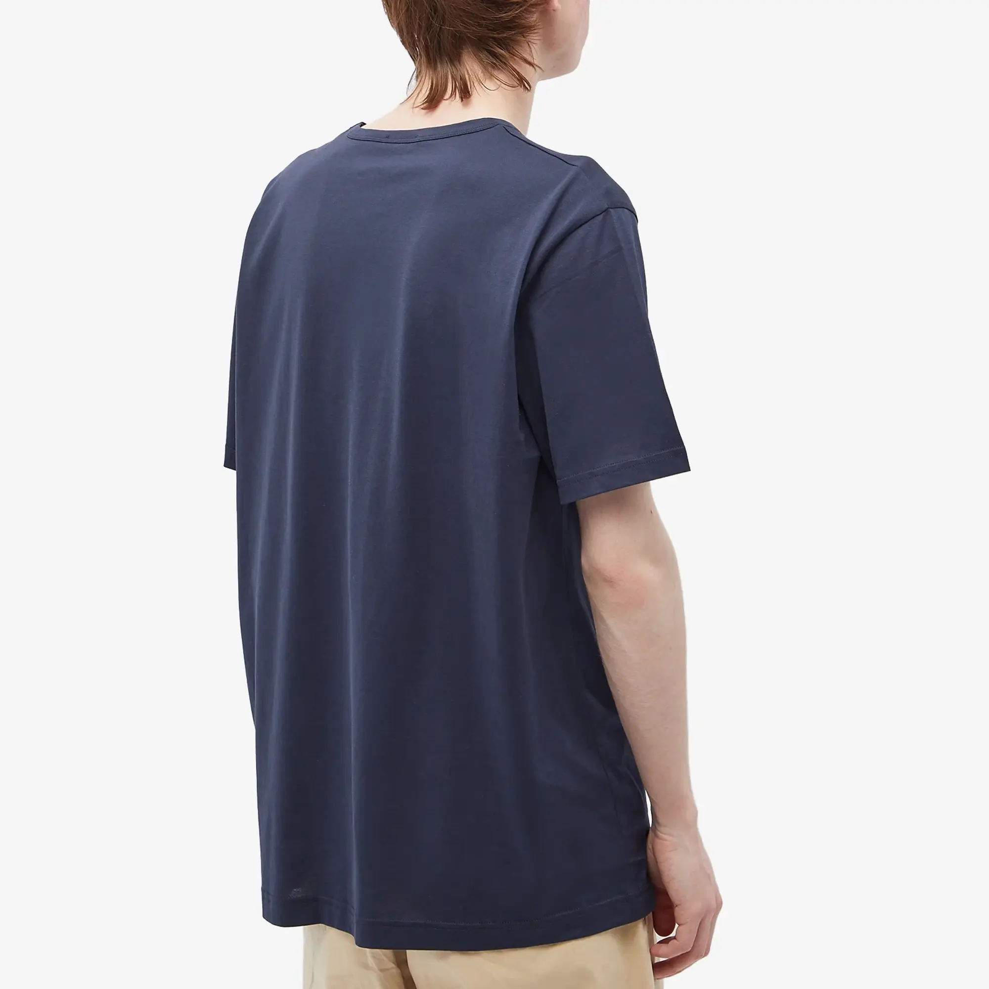 Sunspel Men's Classic Crew Neck T-Shirt Navy