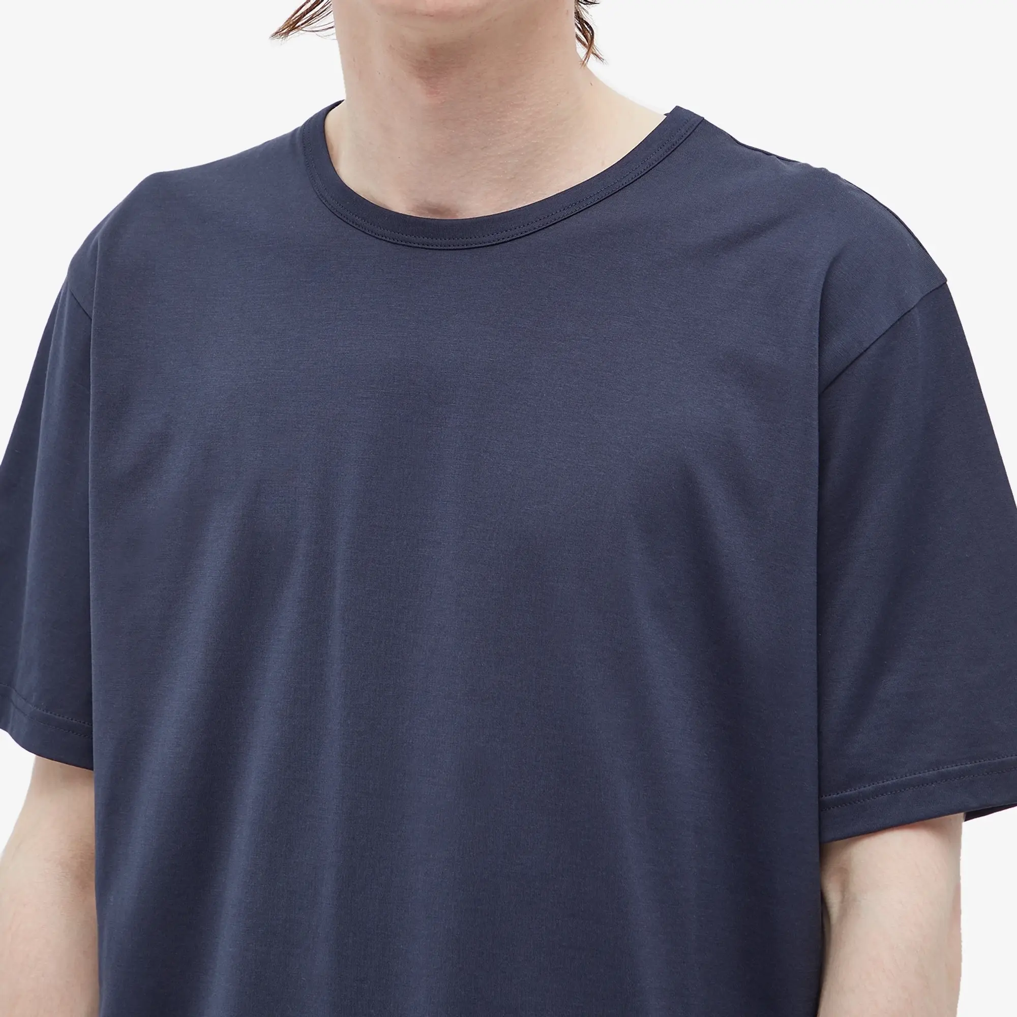 Sunspel Men's Classic Crew Neck T-Shirt Navy