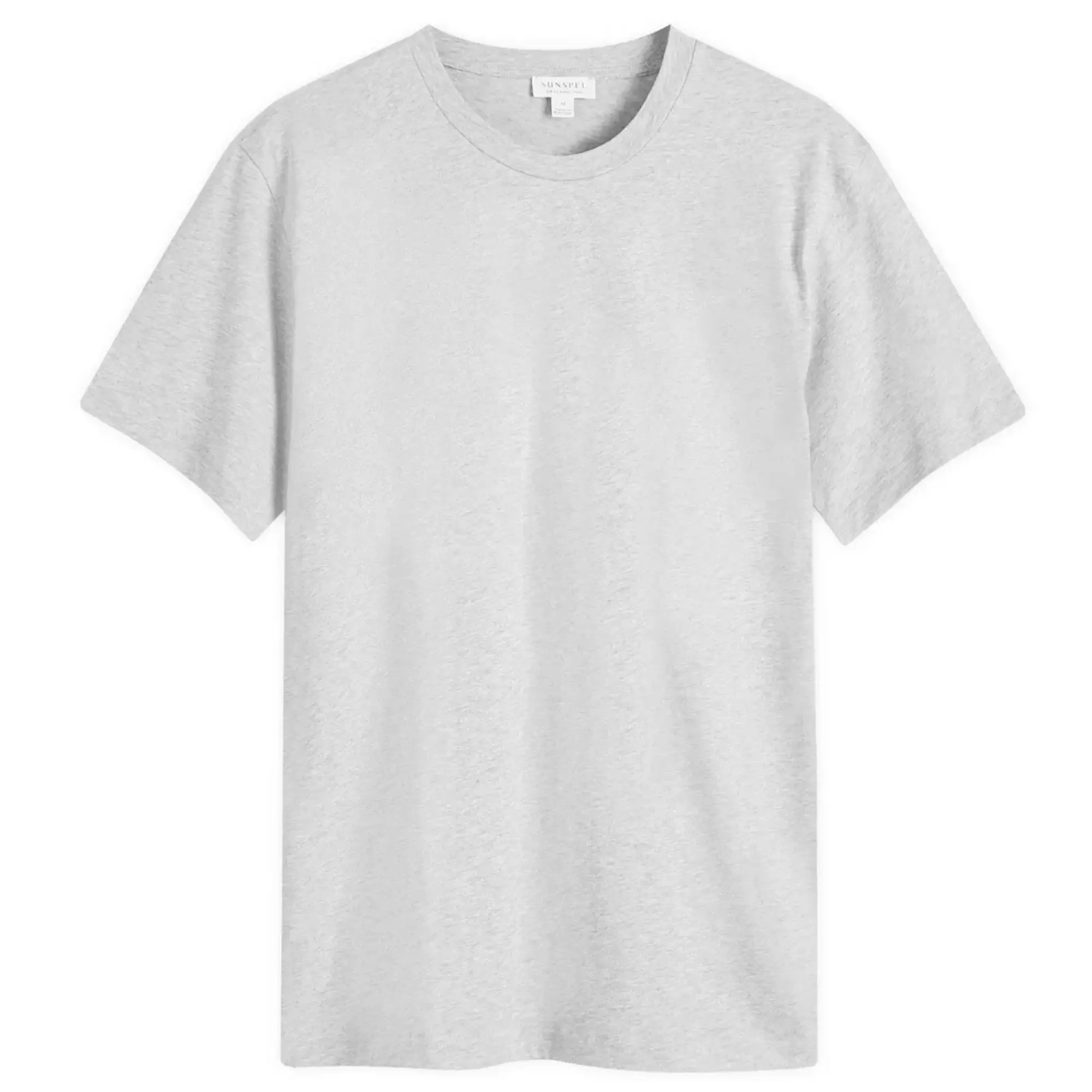 Sunspel Men's Organic Riviera T-Shirt Grey Melange