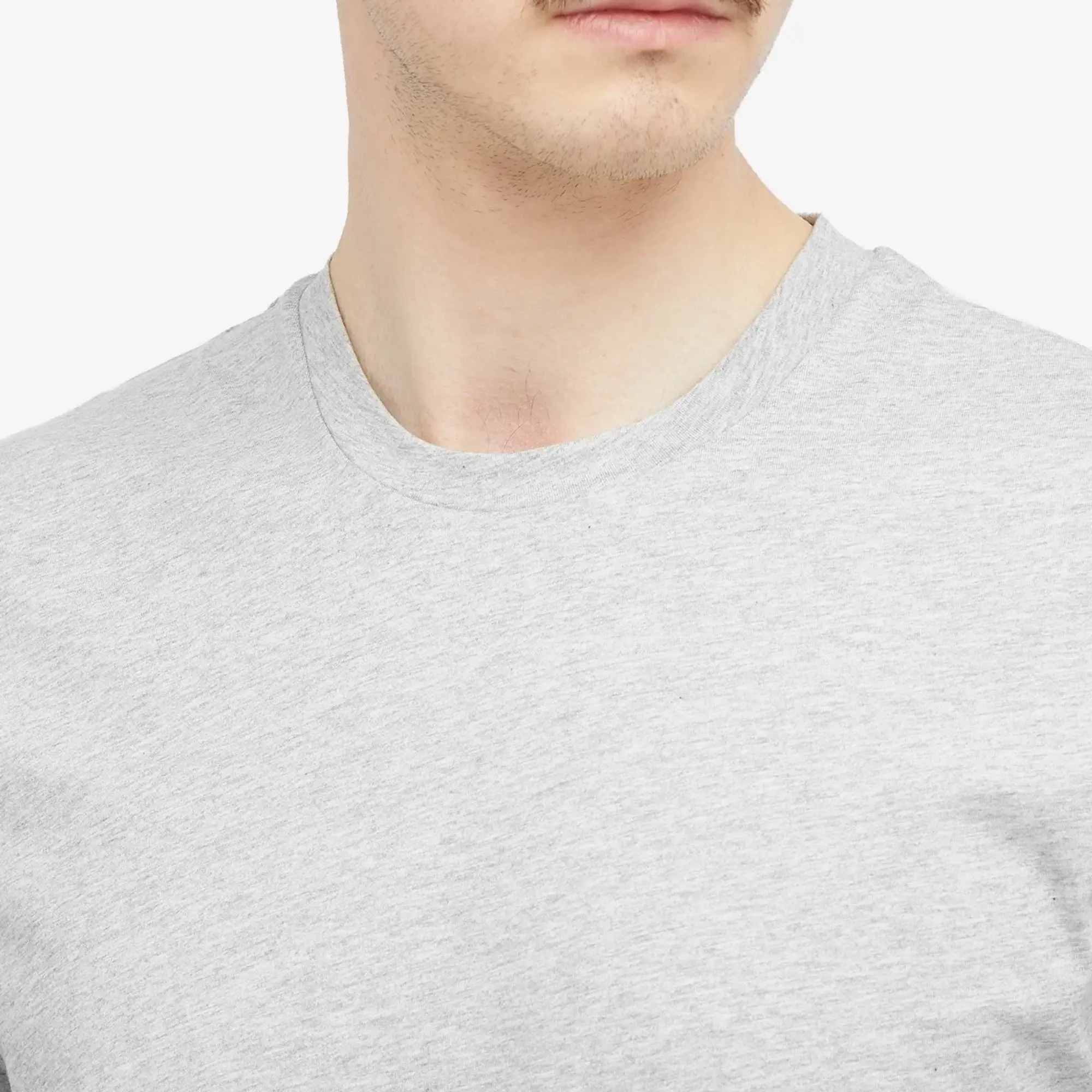 Sunspel Men's Organic Riviera T-Shirt Grey Melange