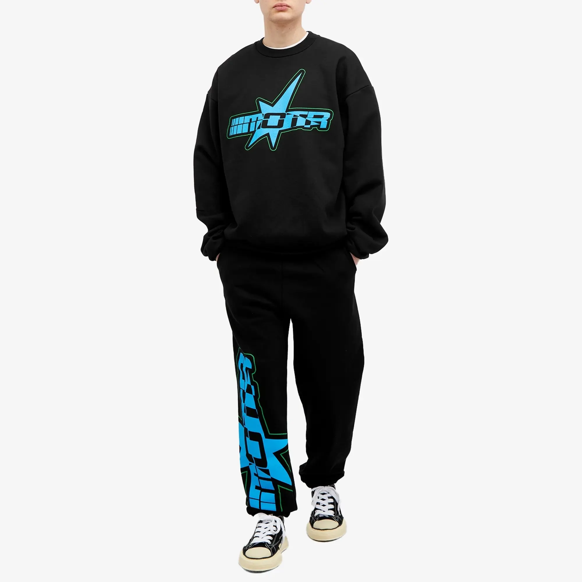 Members of the Rage Men's Oversized Logo Jumper Black
