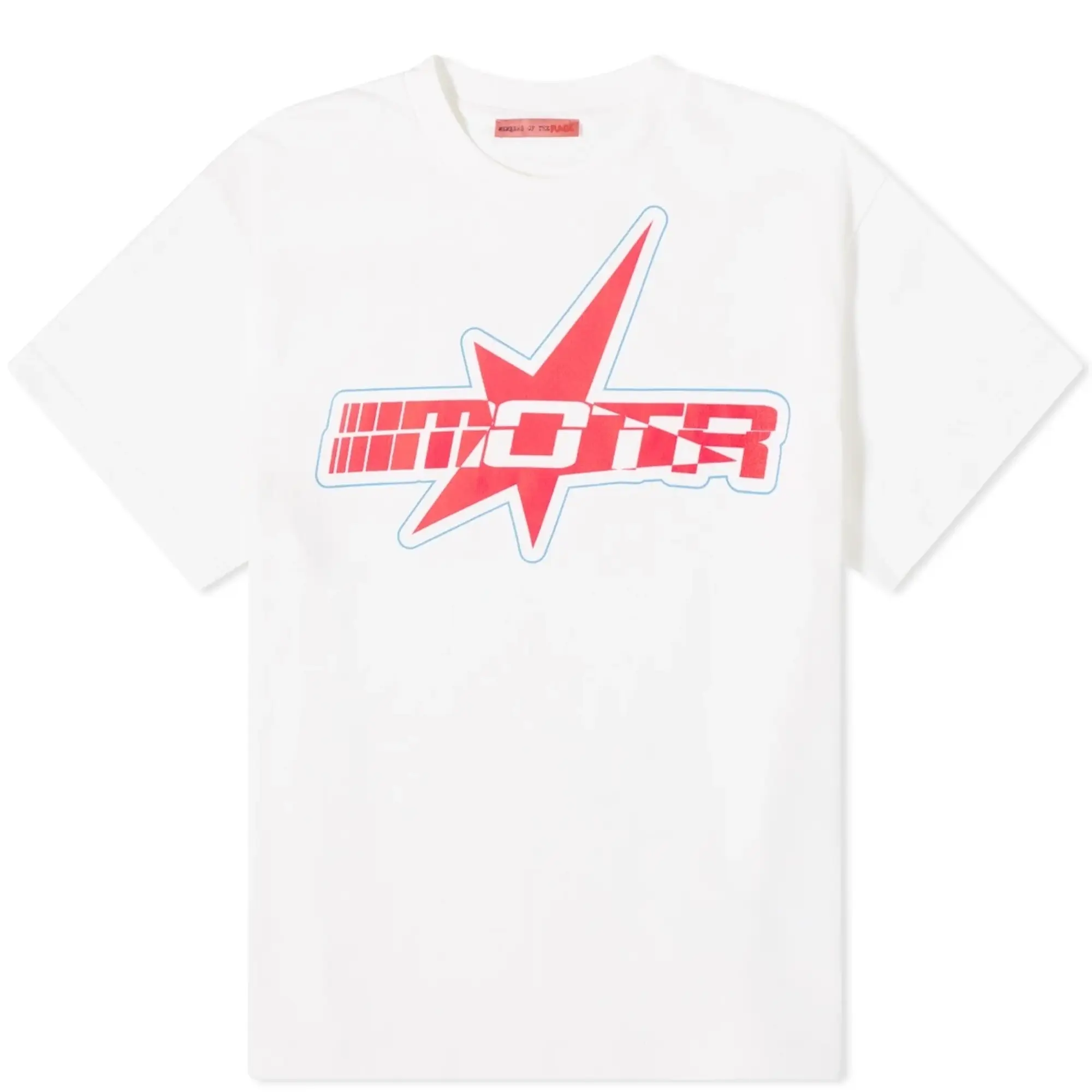 Members of the Rage Men's Star Logo T-Shirt Off-White