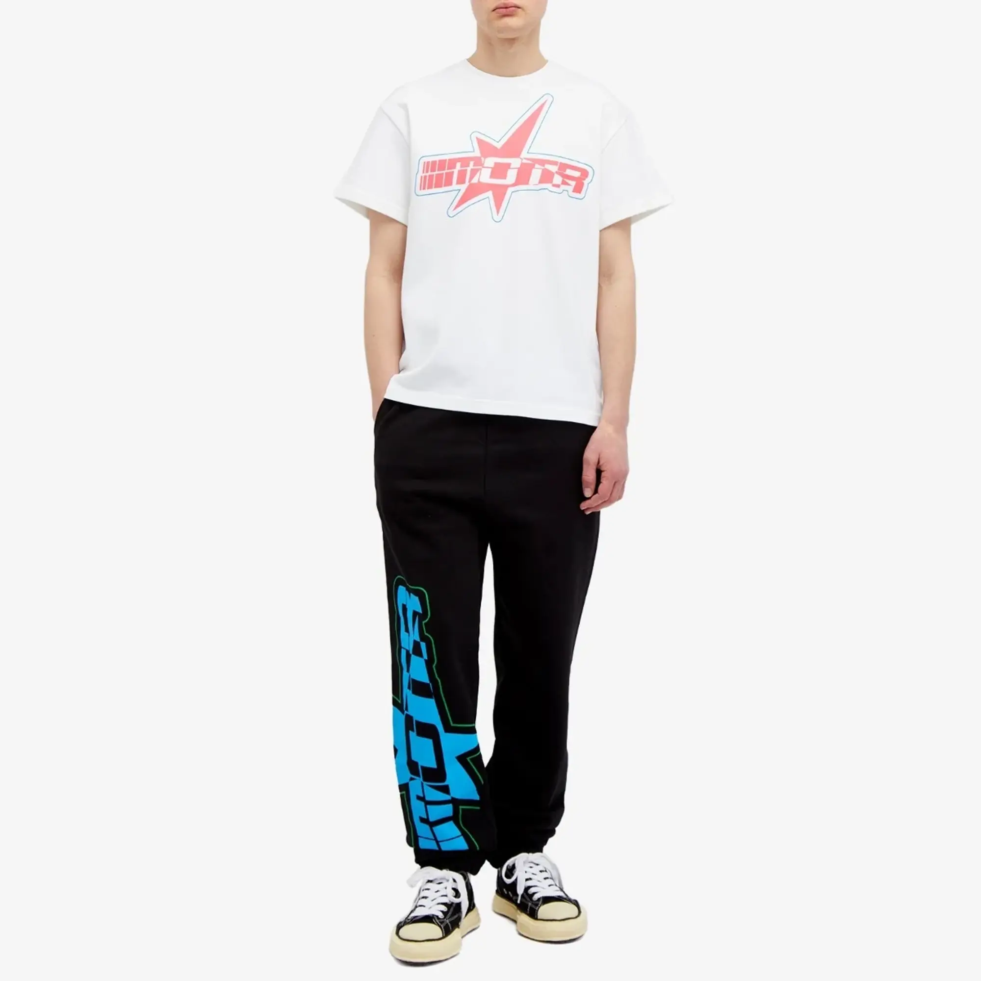 Members of the Rage Men's Star Logo T-Shirt Off-White