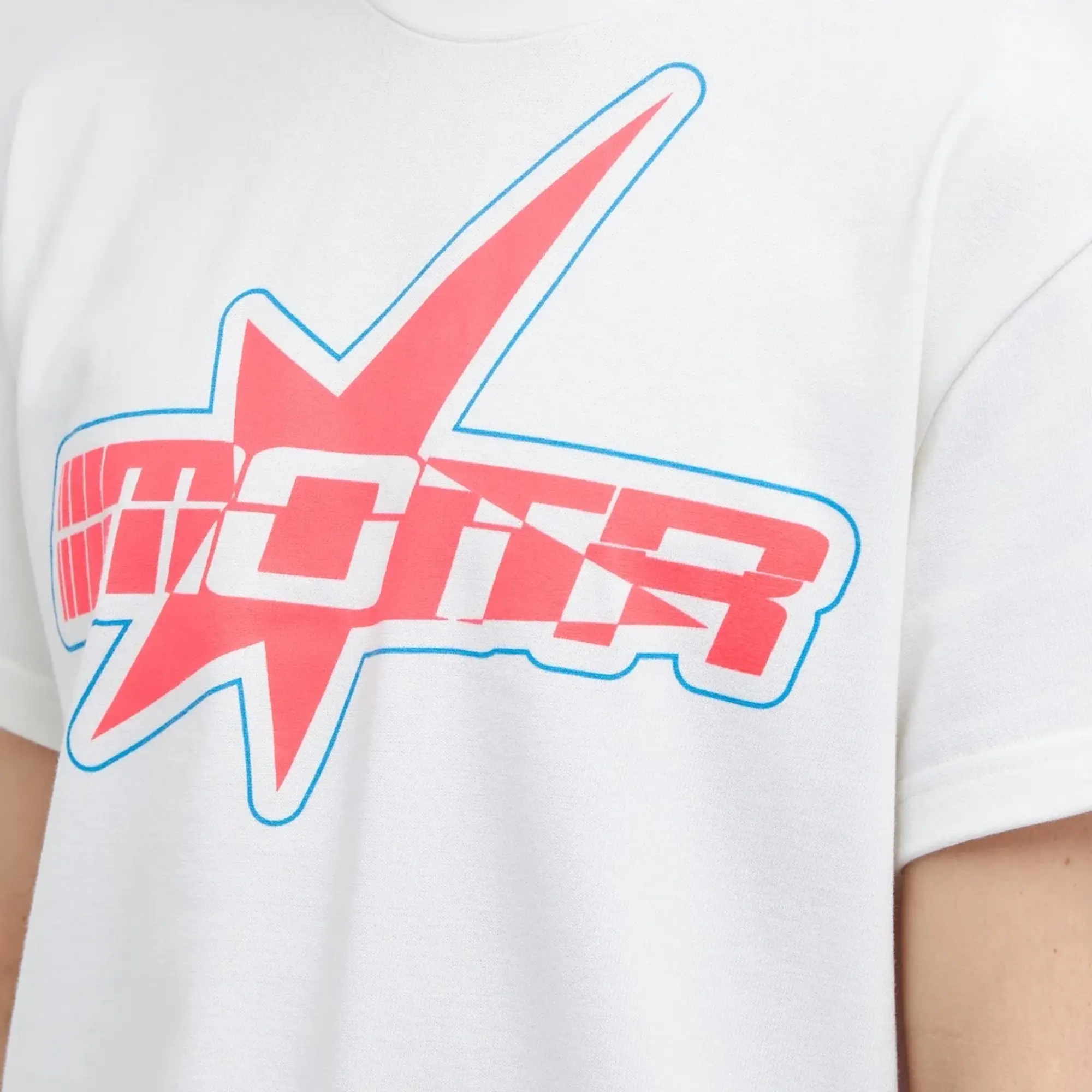 Members of the Rage Men's Star Logo T-Shirt Off-White
