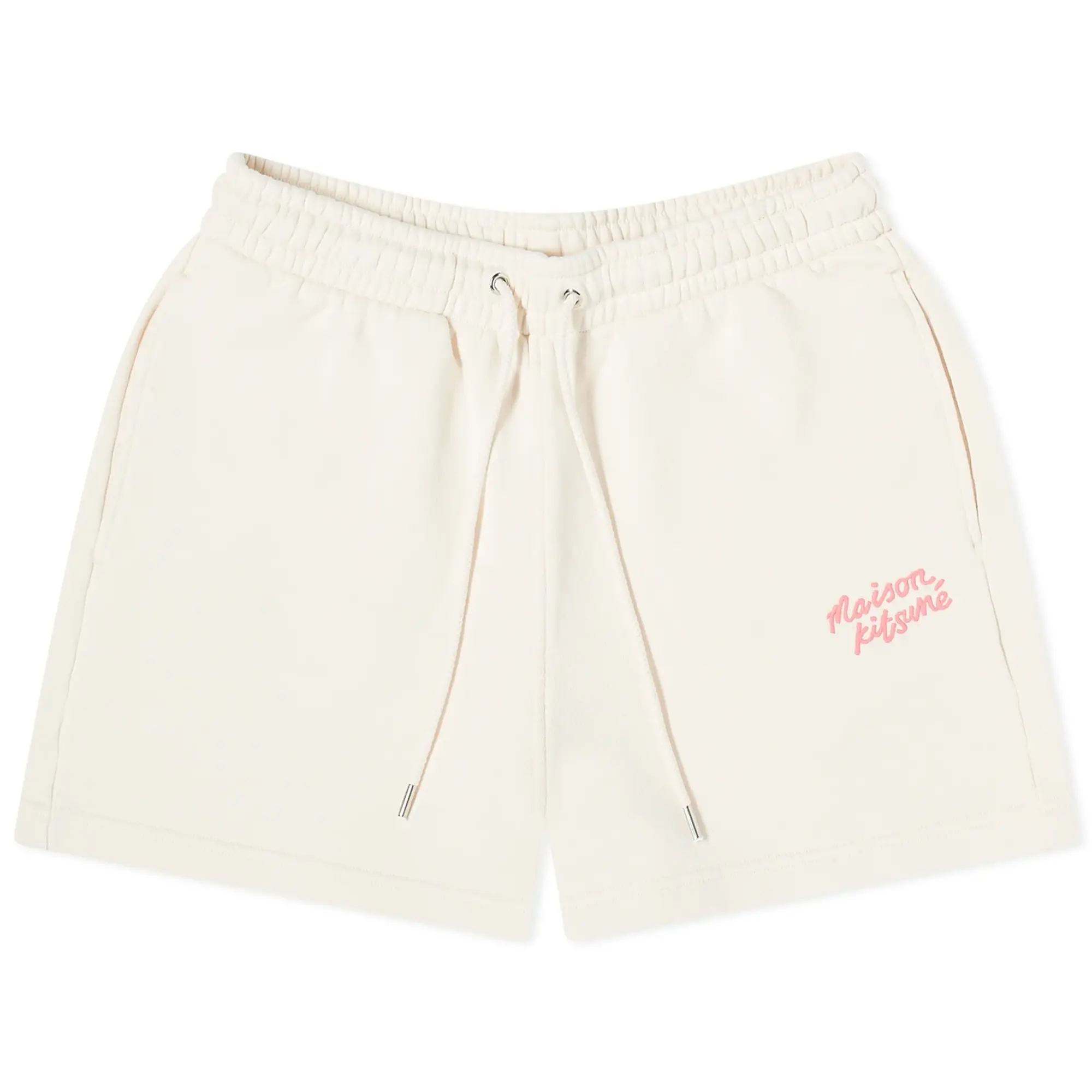 Maison Kitsuné Maison Kitsune Handwriting Logo Regular Jog Shorts Fresh Cotton