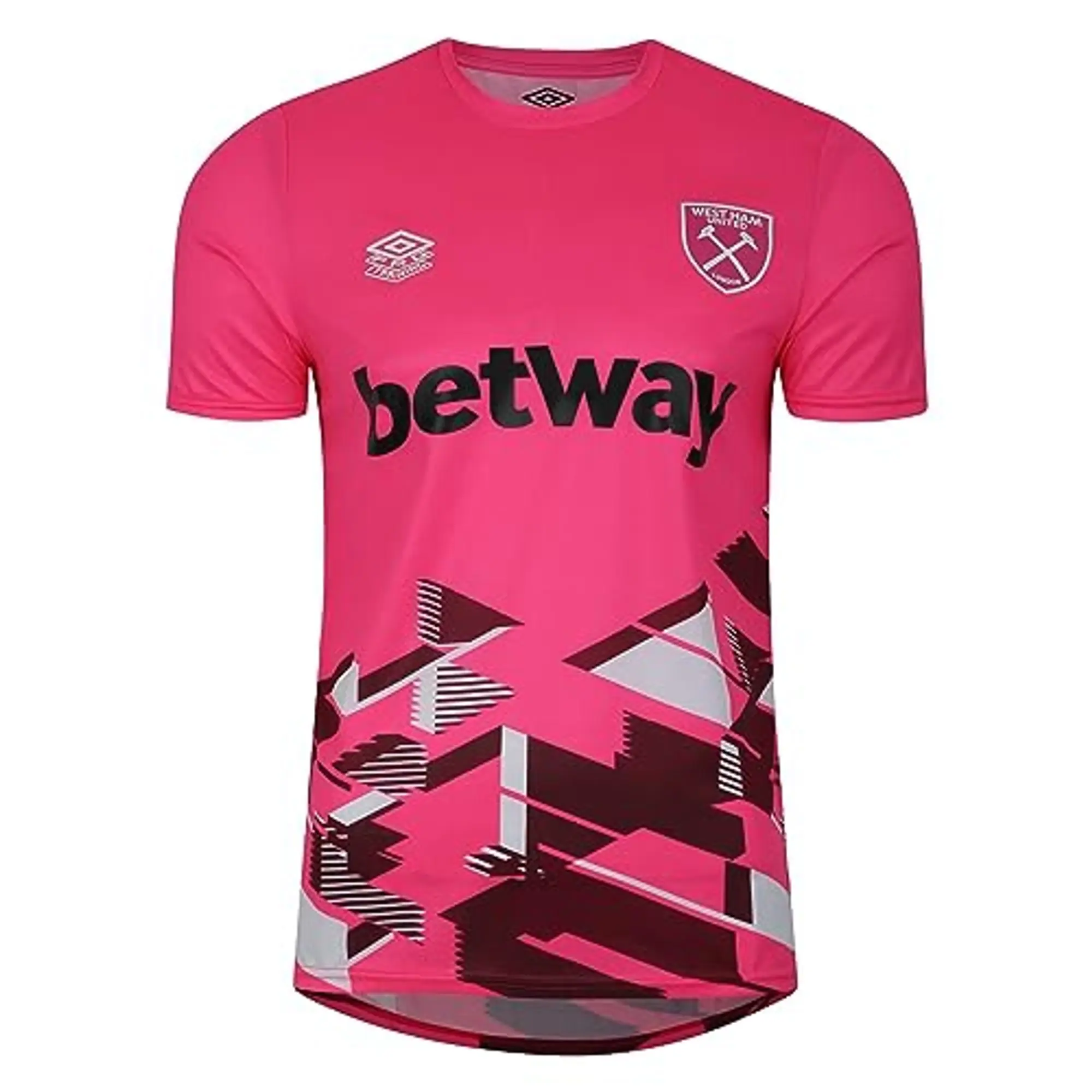 Umbro West Ham United Mens SS Pre-Match Away Shirt 2023/24