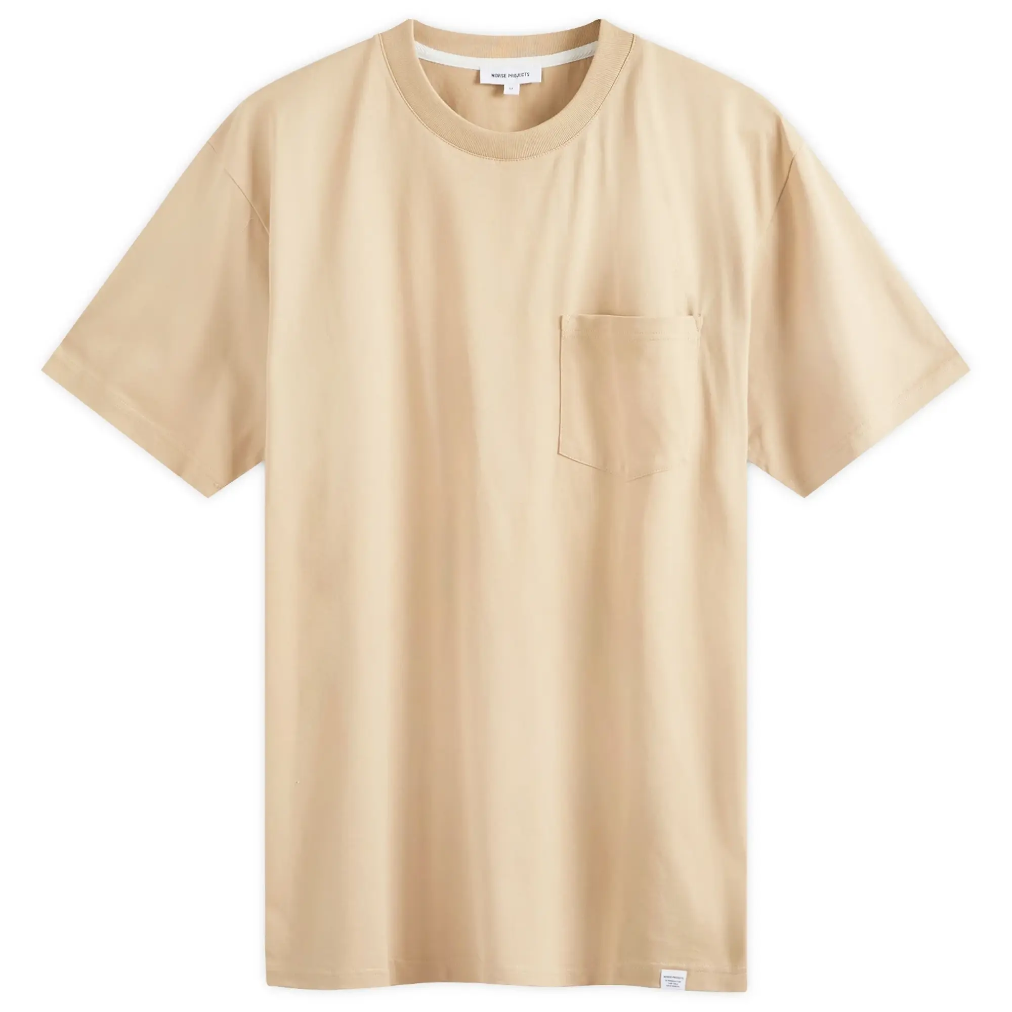 Norse Projects Men's Johannes Organic Pocket T-Shirt Tan