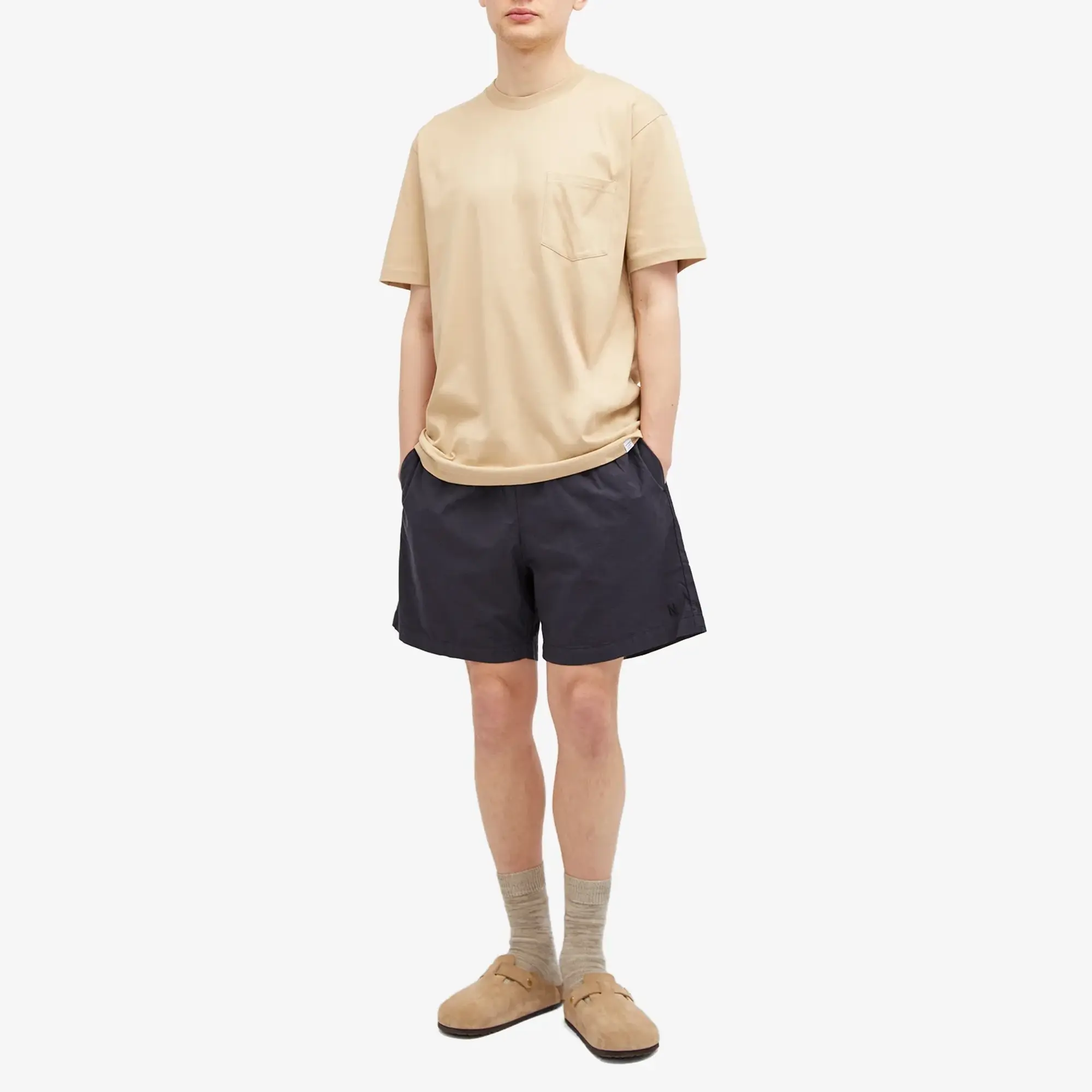 Norse Projects Men's Johannes Organic Pocket T-Shirt Tan