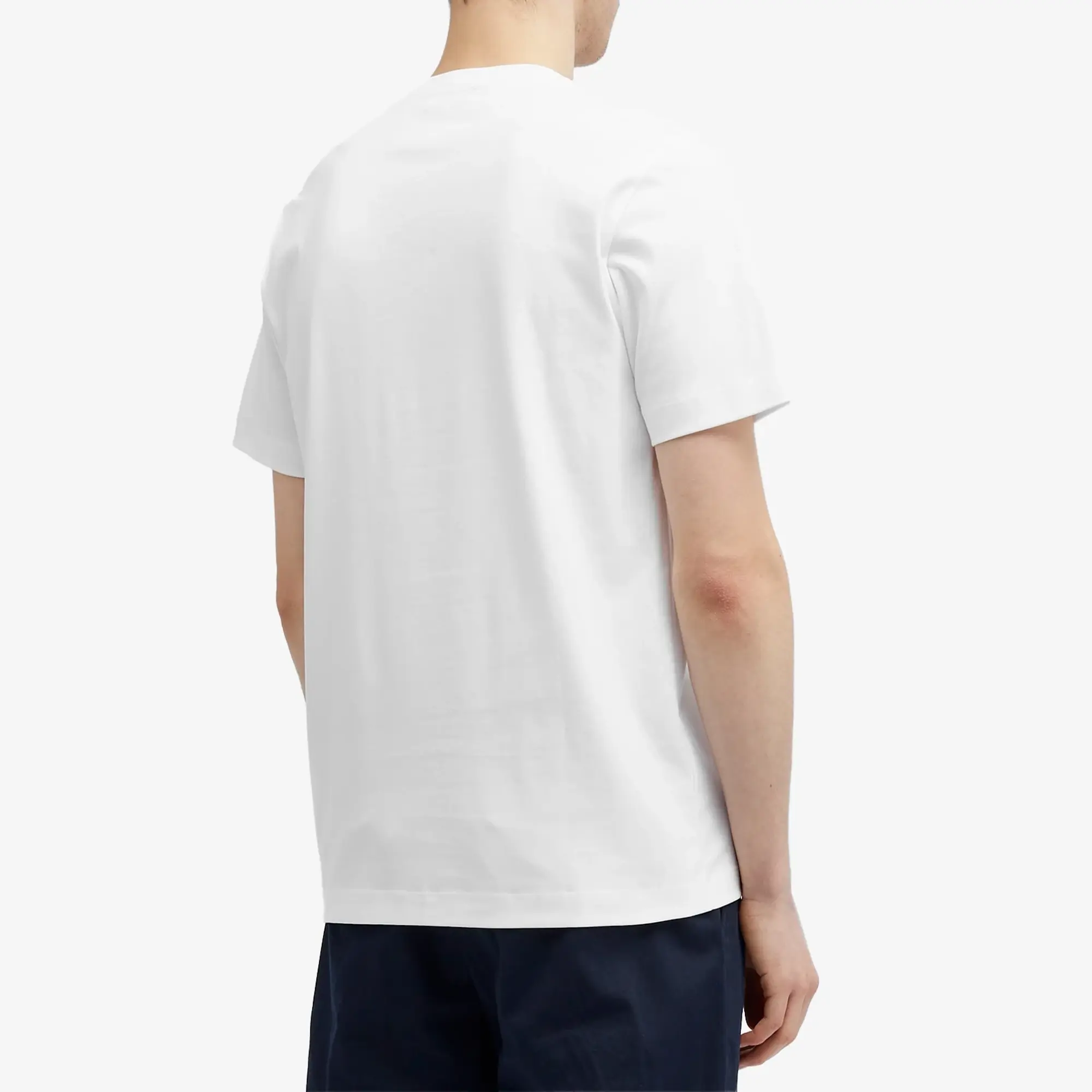 Norse Projects Men's Jakob Organic Interlock N Print T-Shirt White