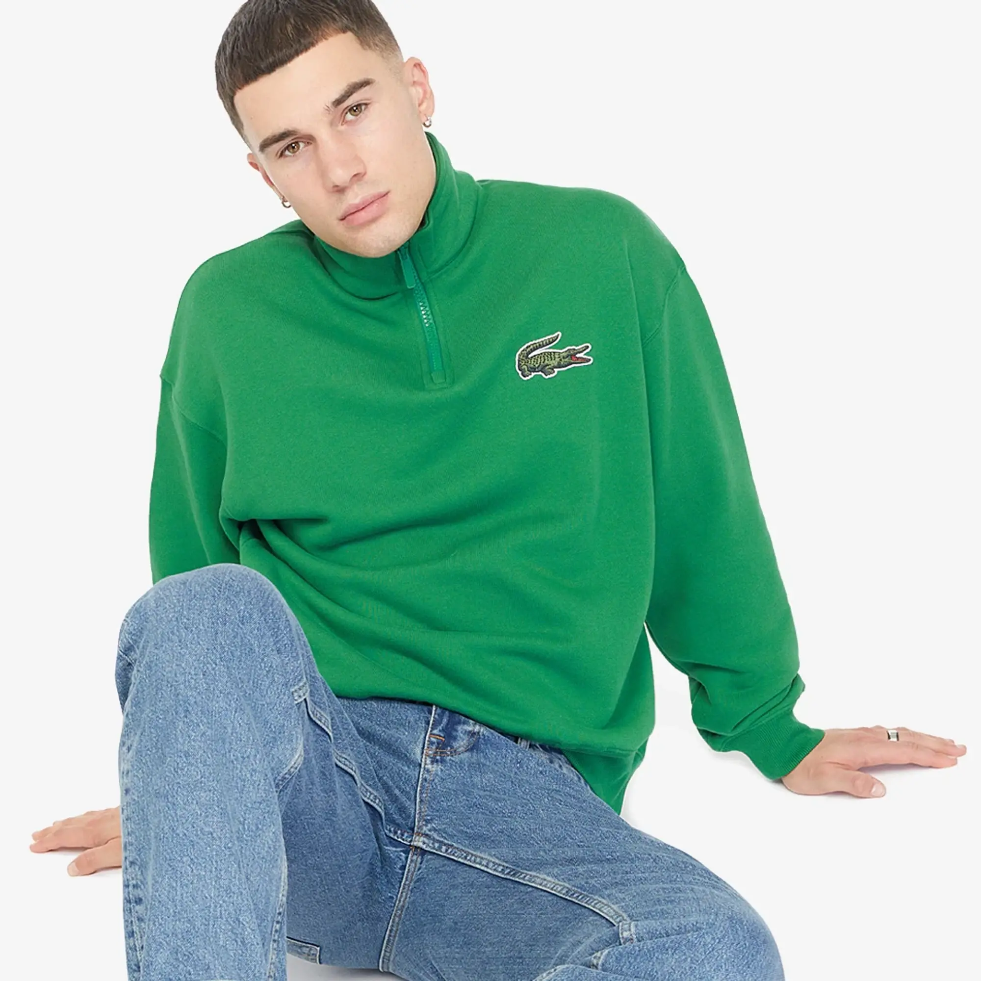 Lacoste Organic Cotton Quarter Zip