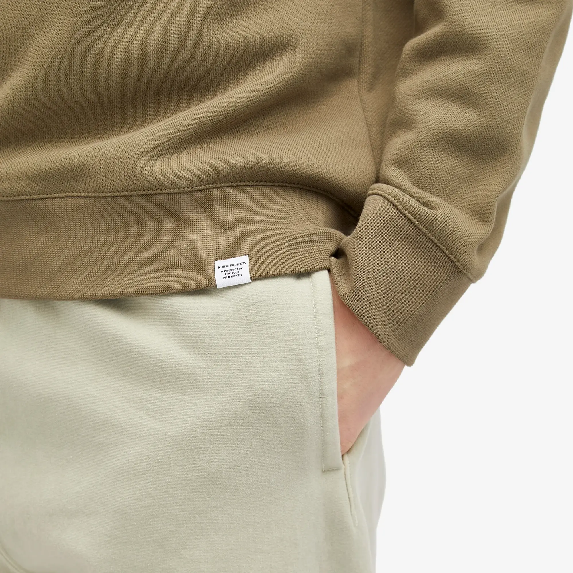 Norse Projects Men's Vagn Classic Crew Sweat Sediment Green