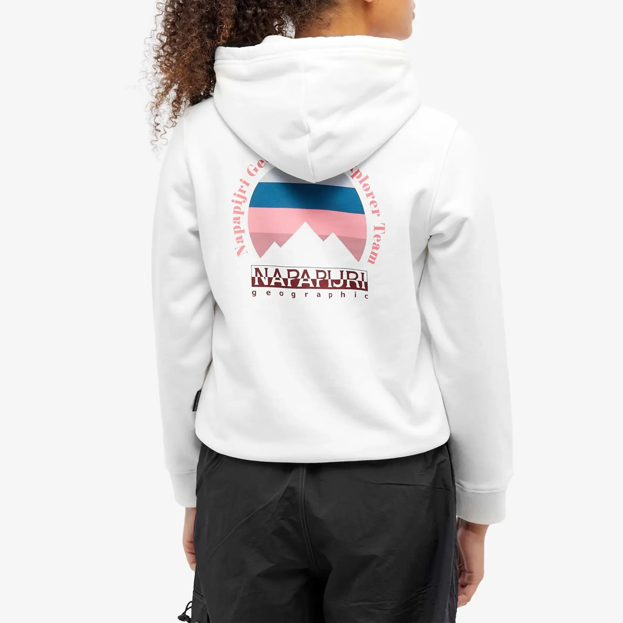 Napapijri Women's Rope Logo Hoodie White Whisper