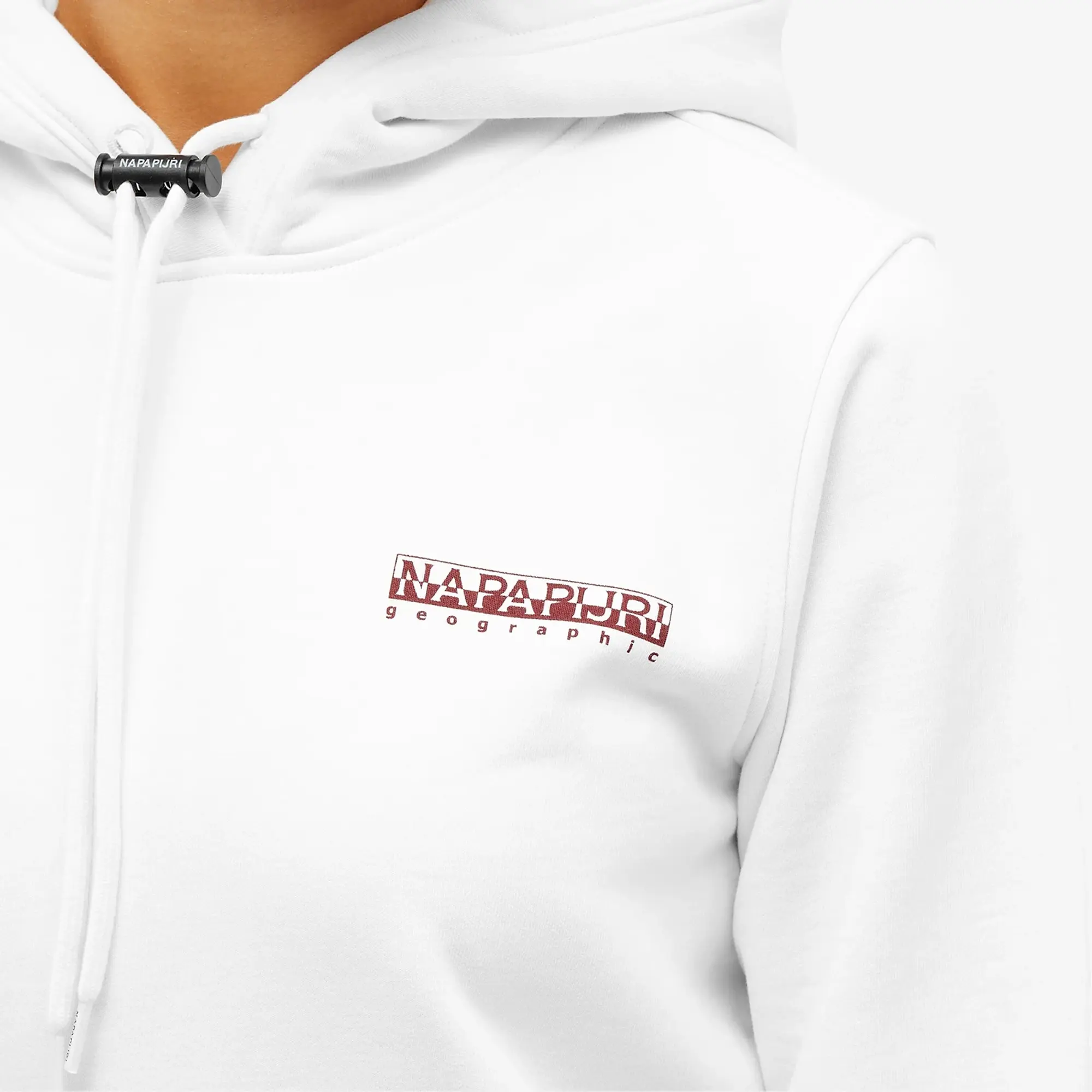 Napapijri Women's Rope Logo Hoodie White Whisper