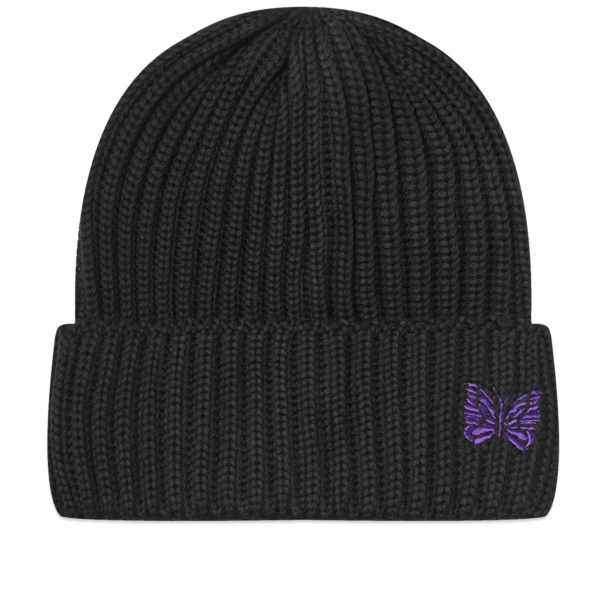 Needles Merino Wool Watch Beanie Black