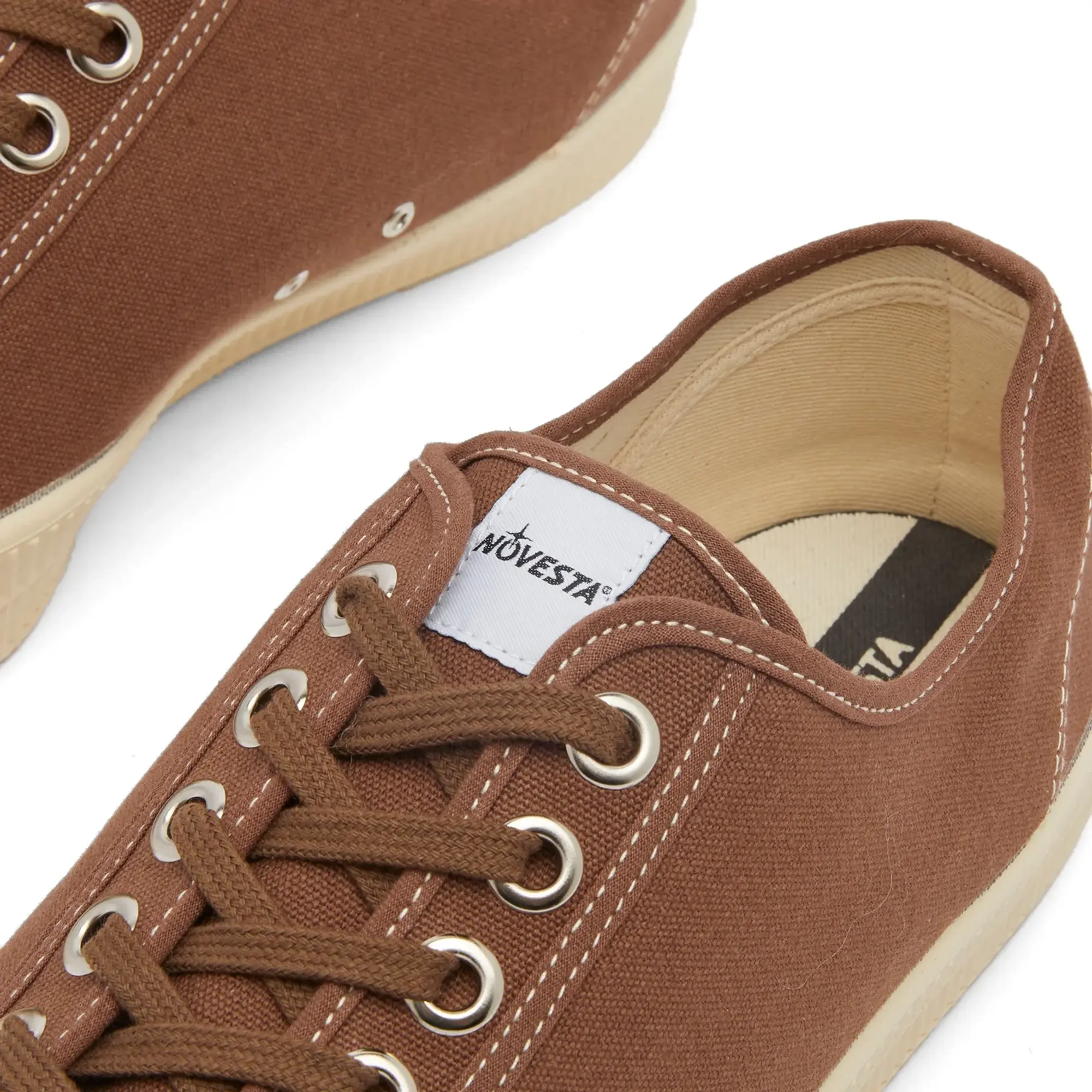 Novesta Men's Star Master Contrast Stitch Brown/Beige