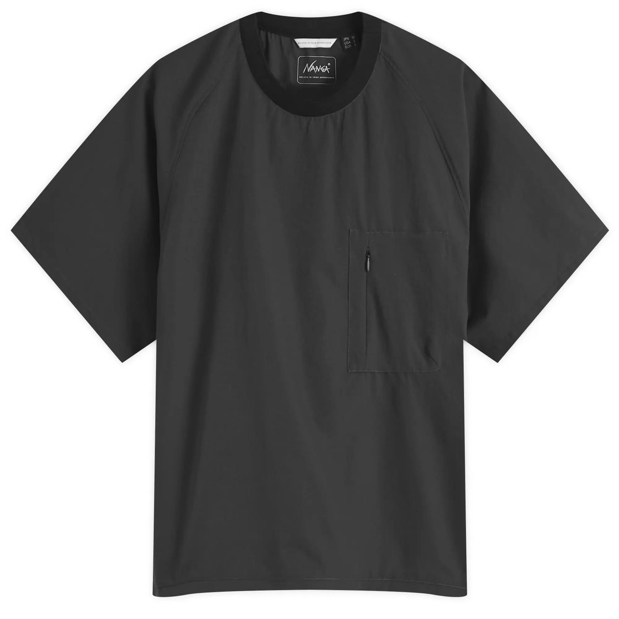 NANGA Men's Dot Air Comfy T-Shirt Black | NW2211-1E232-BLK