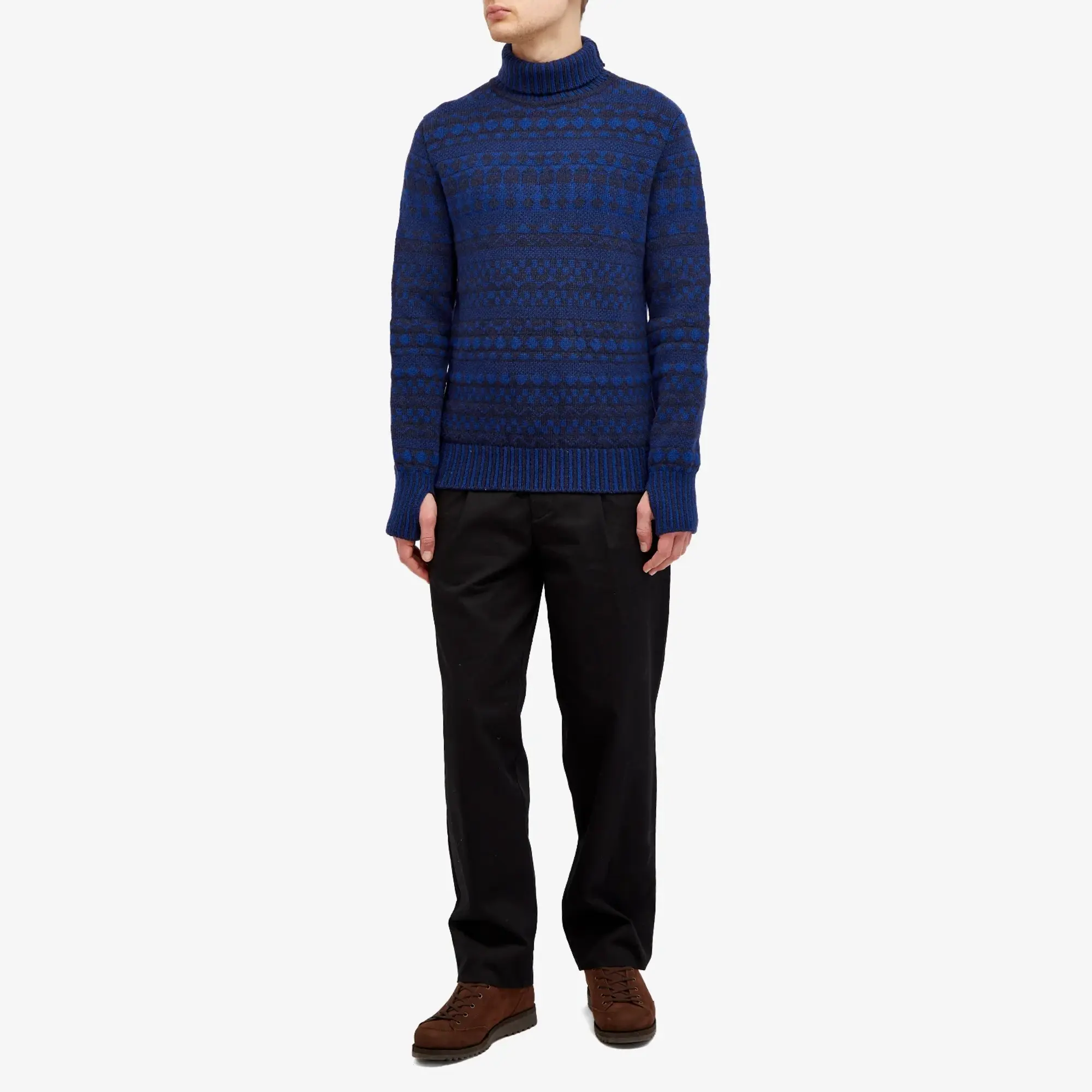 Oliver Spencer Men's Talbot Crew Knit Navy/Blue