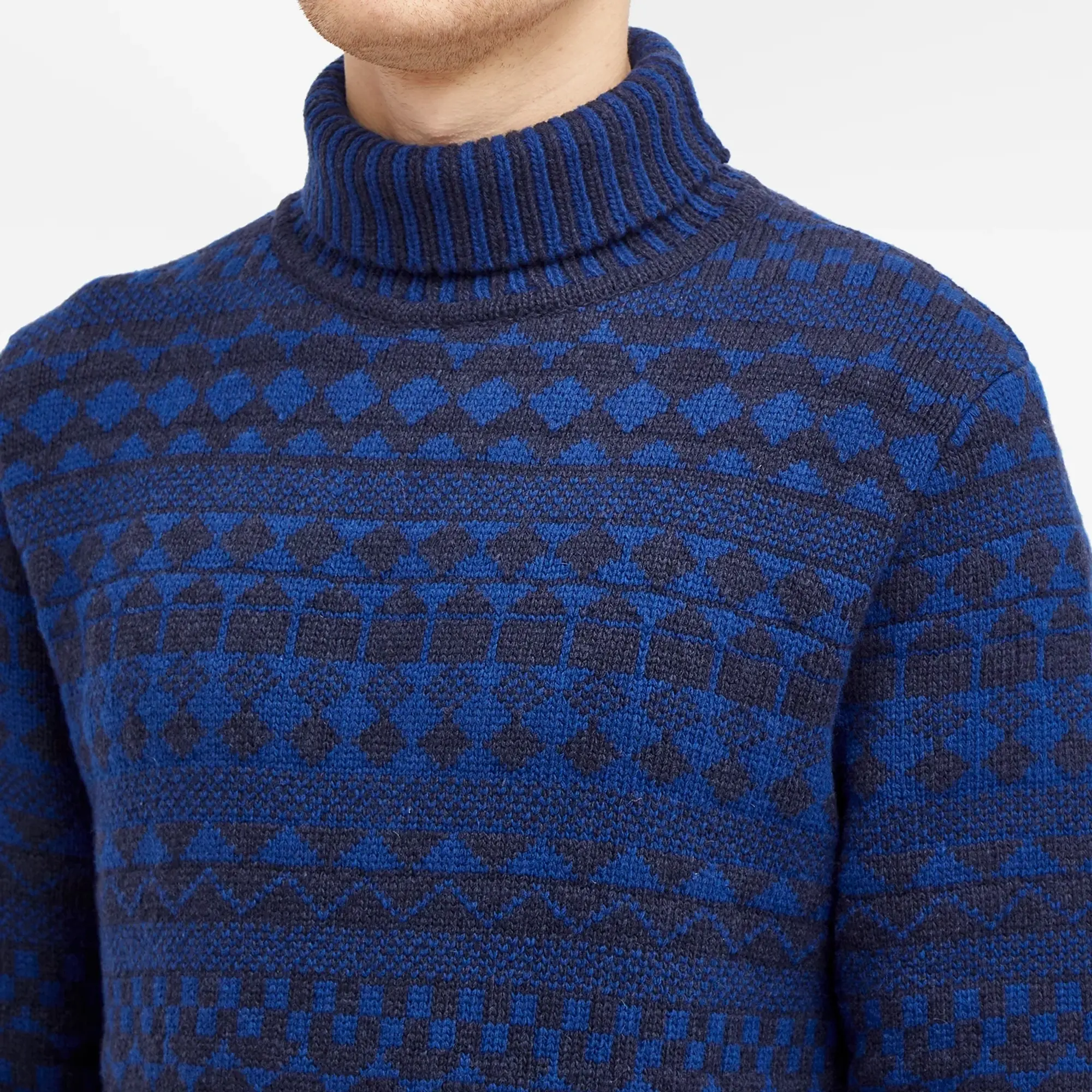 Oliver Spencer Men's Talbot Crew Knit Navy/Blue