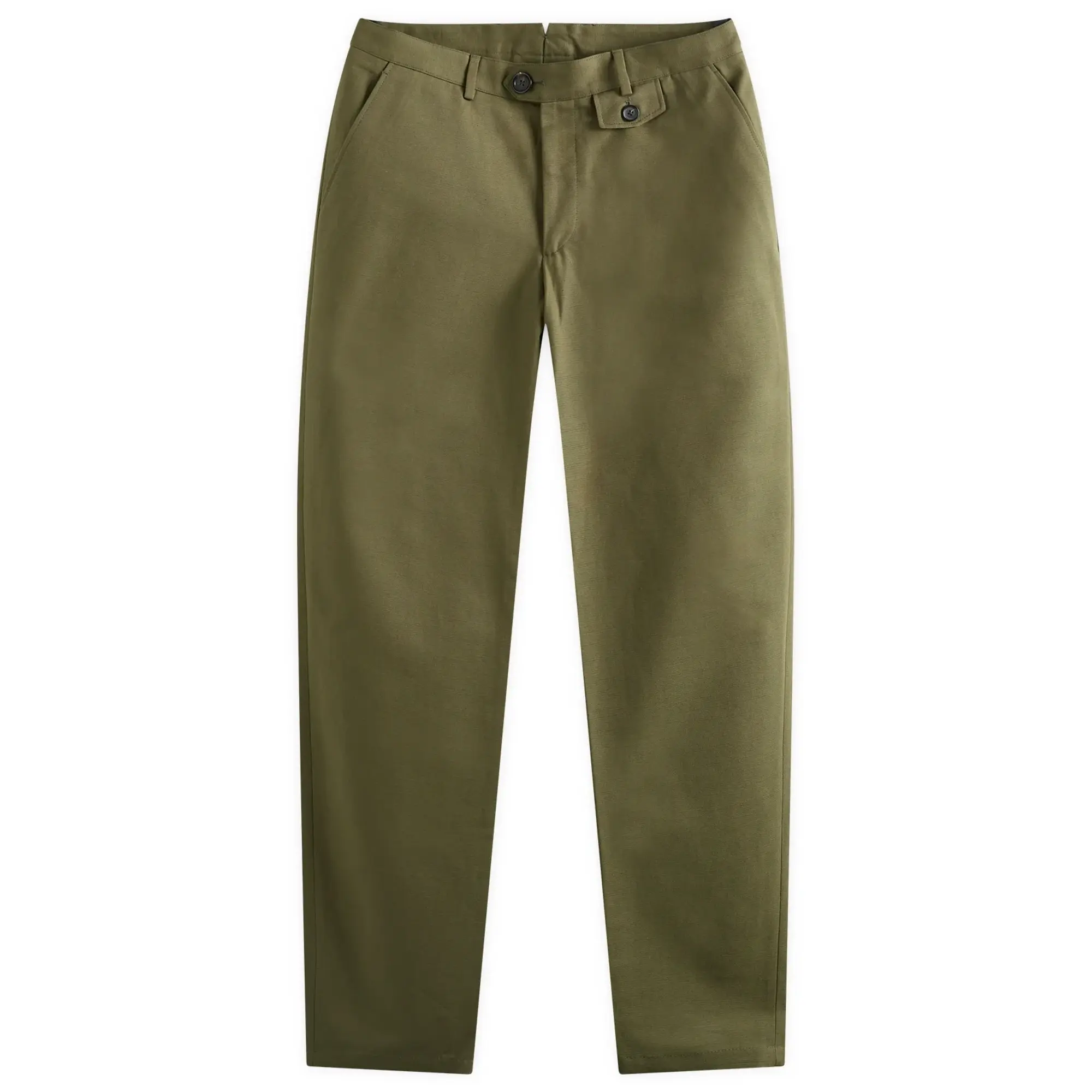 Oliver Spencer Men's Fishtail Trousers Green